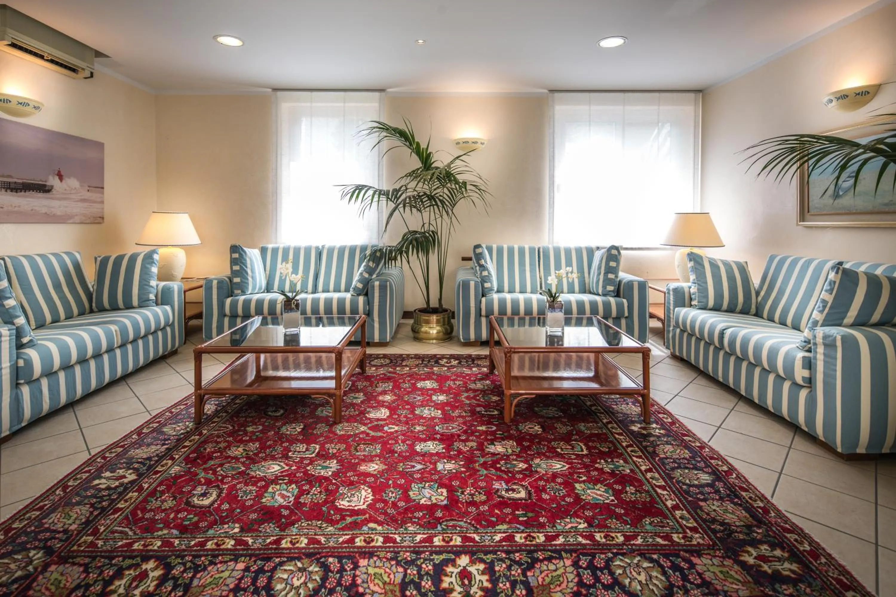 Lobby or reception in Hotel Vittoria