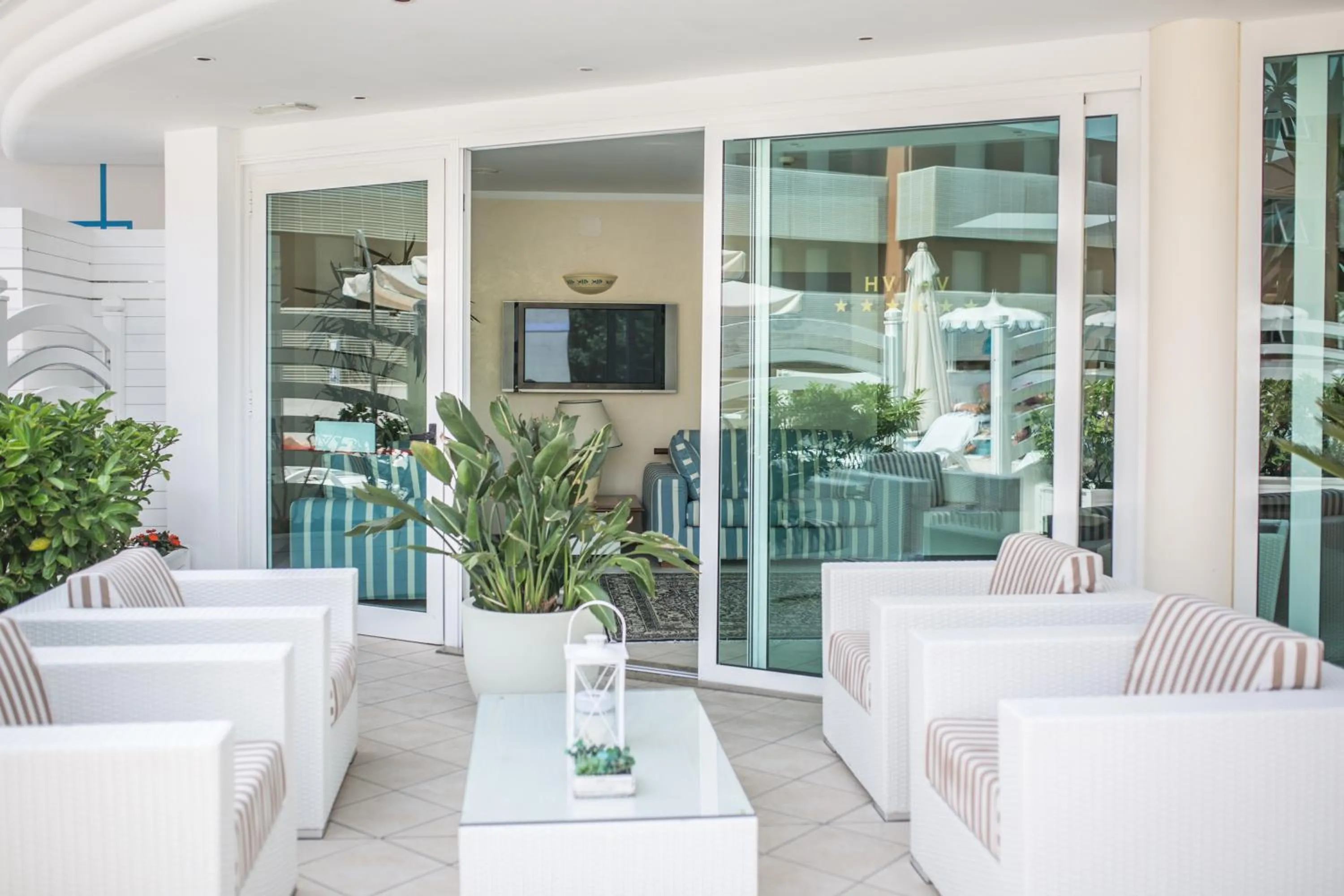 Lobby or reception in Hotel Vittoria