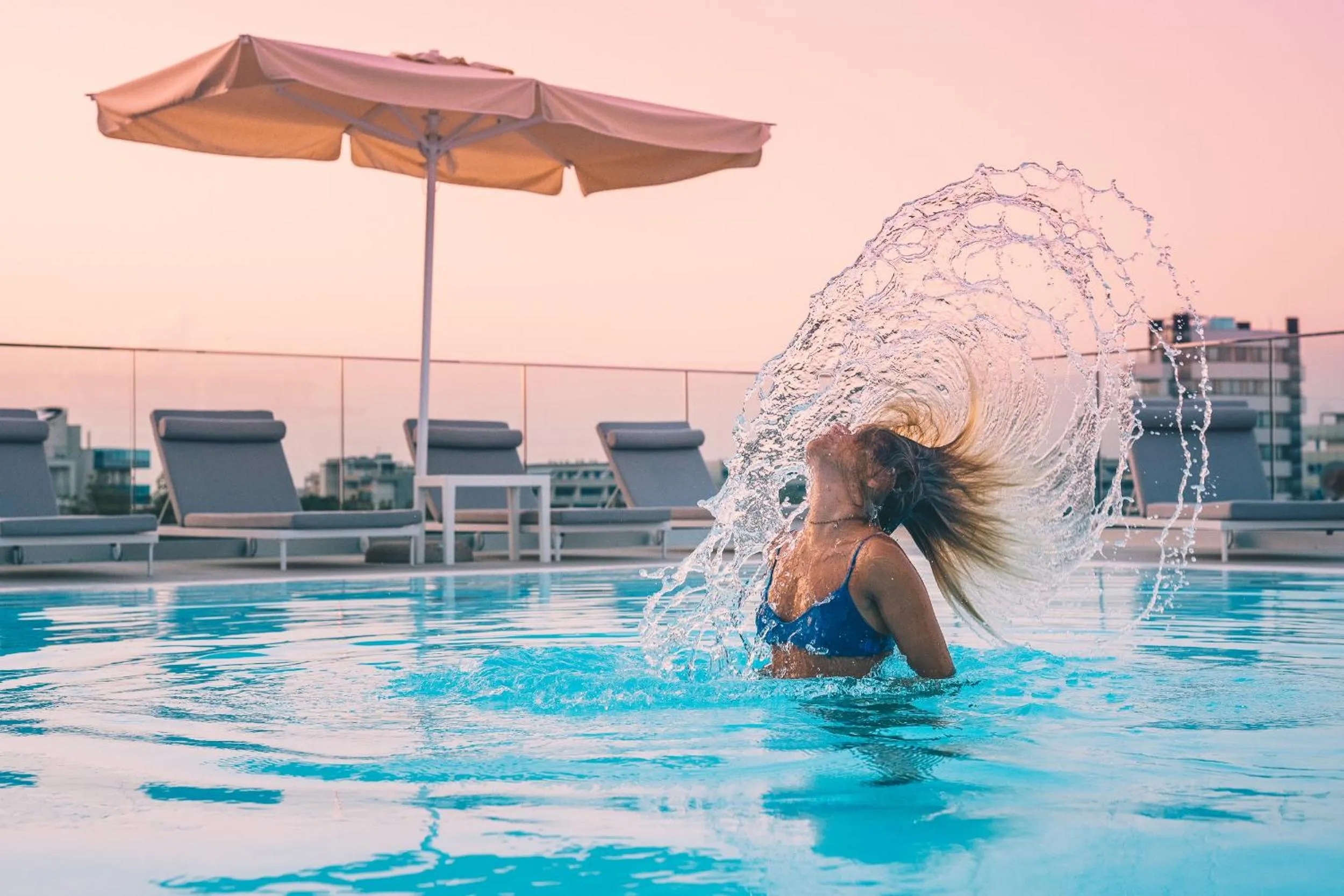 Swimming pool in Hotel Vittoria