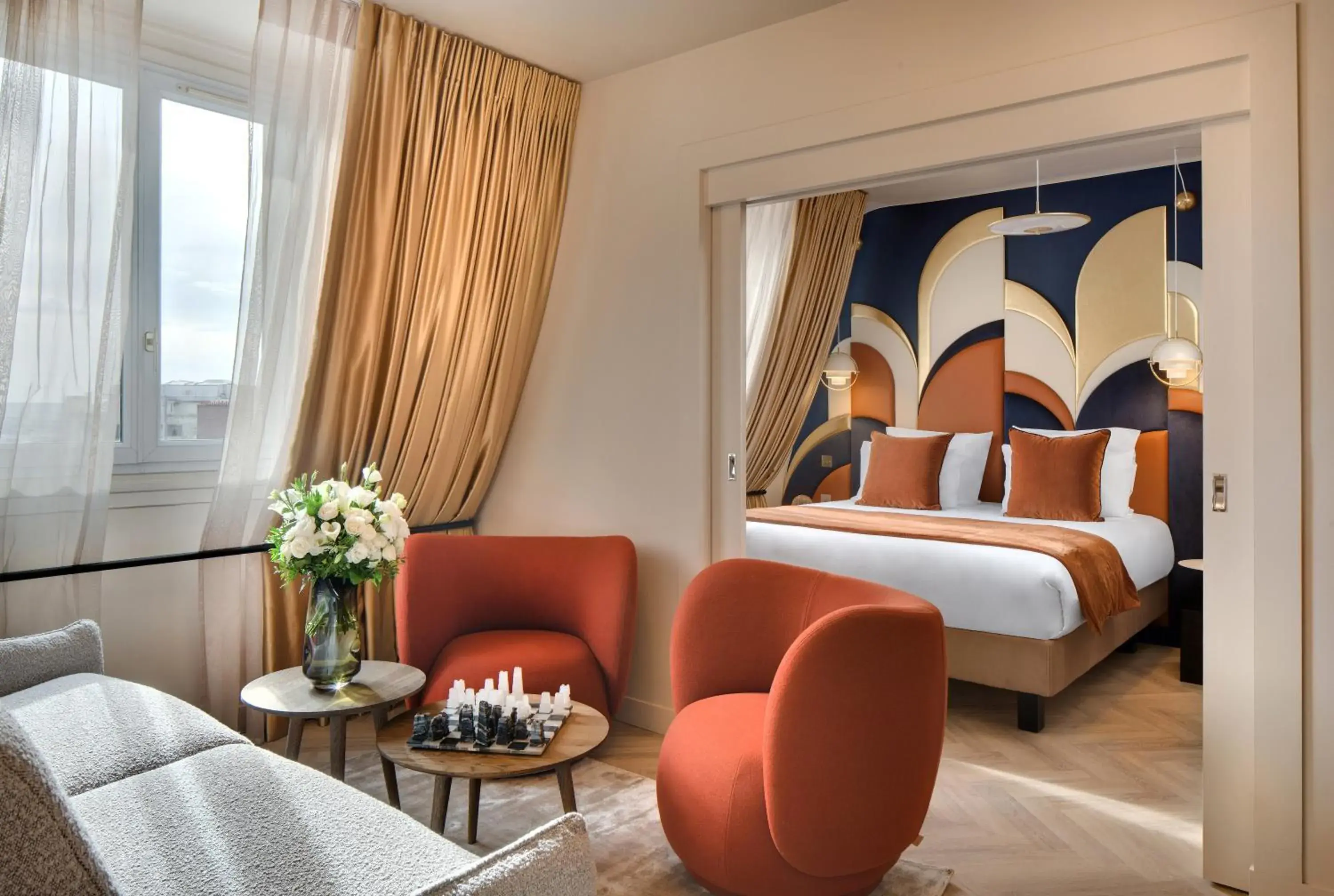 Photo of the whole room, Bed in Hôtel Artemisia Montmartre Photo of the whole room, Bed in Hôtel Artemisia Montmartre