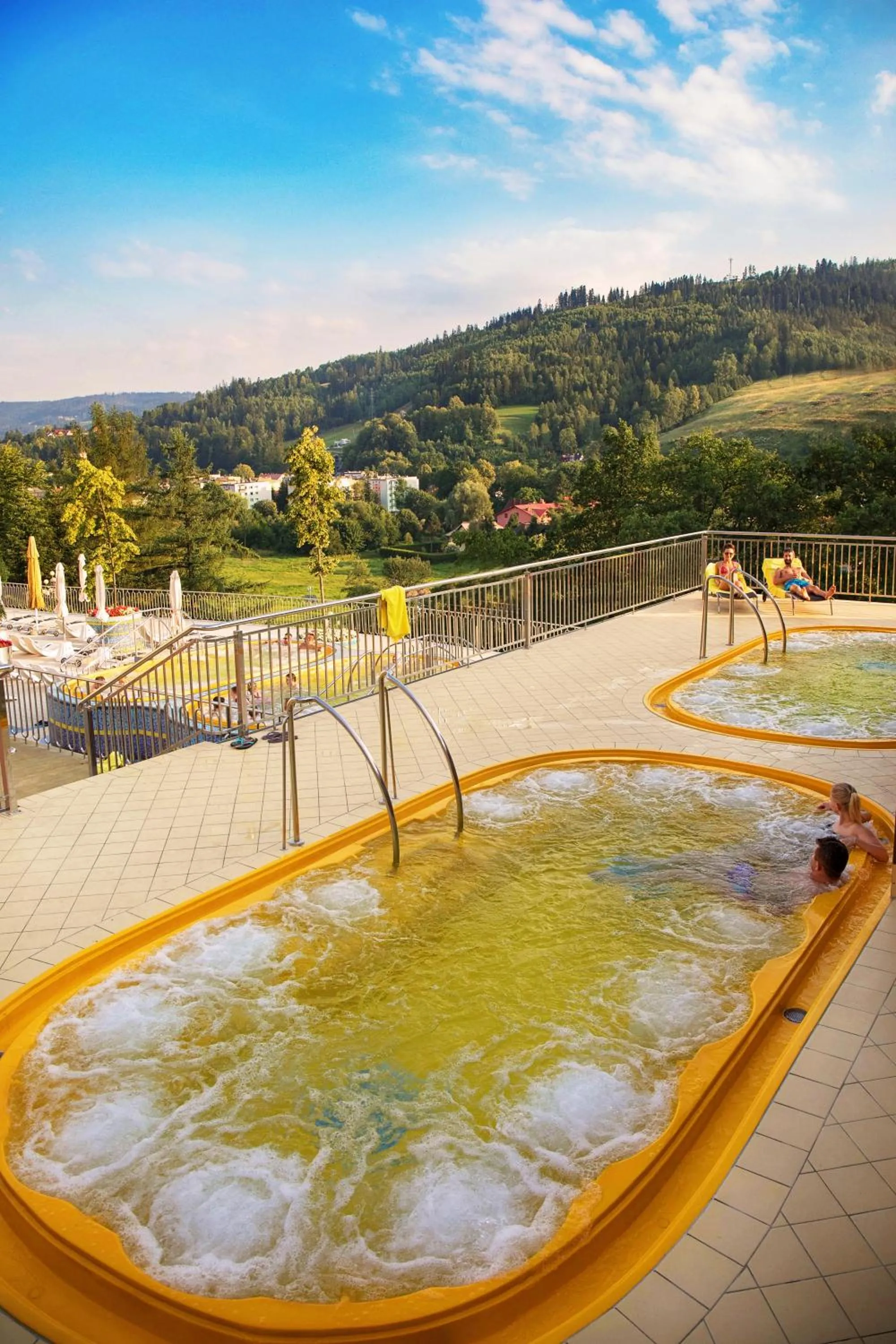 Swimming pool in Hotel Gołębiewski Wisła