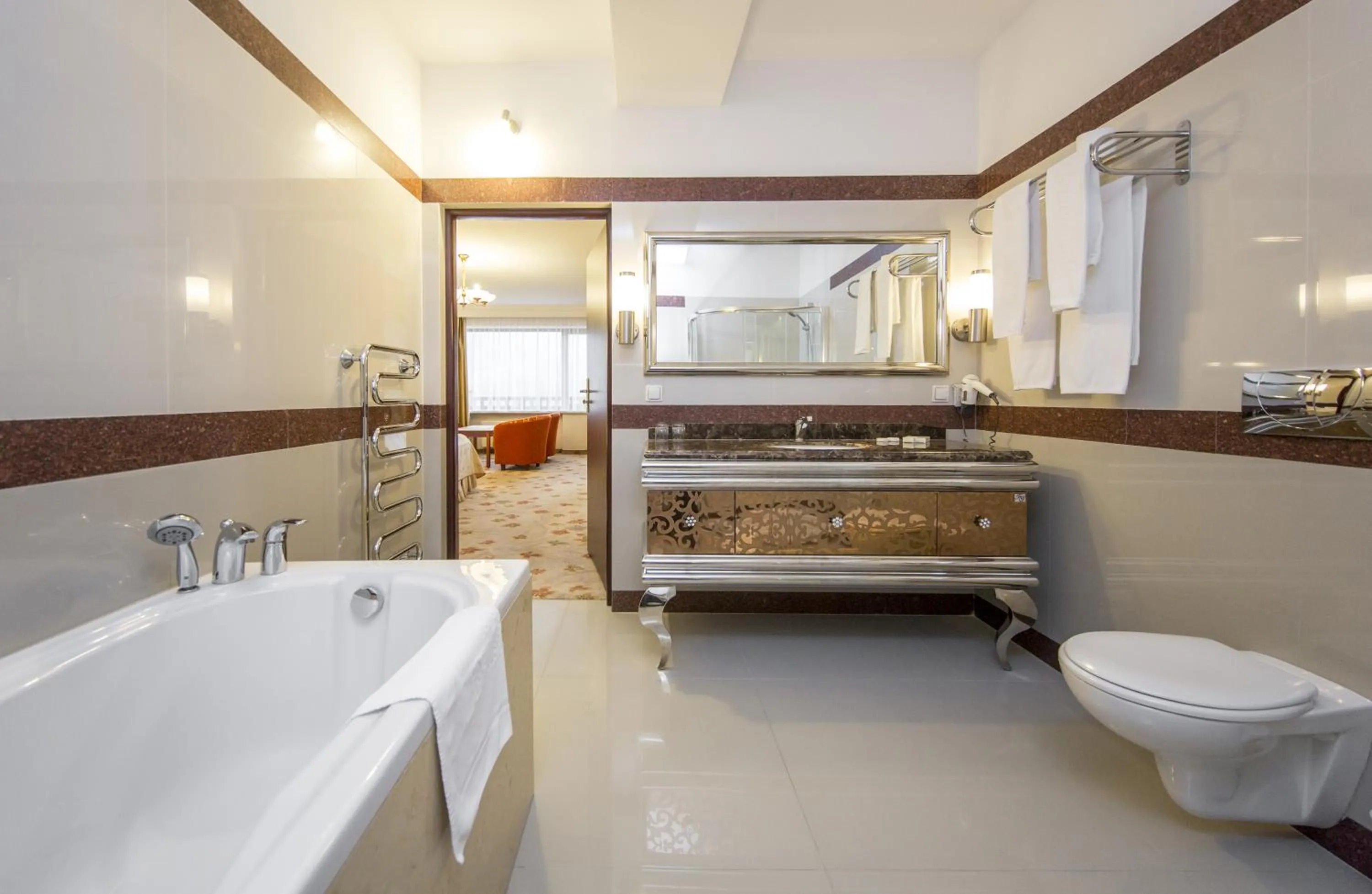 Bathroom in Hotel Gołębiewski Wisła