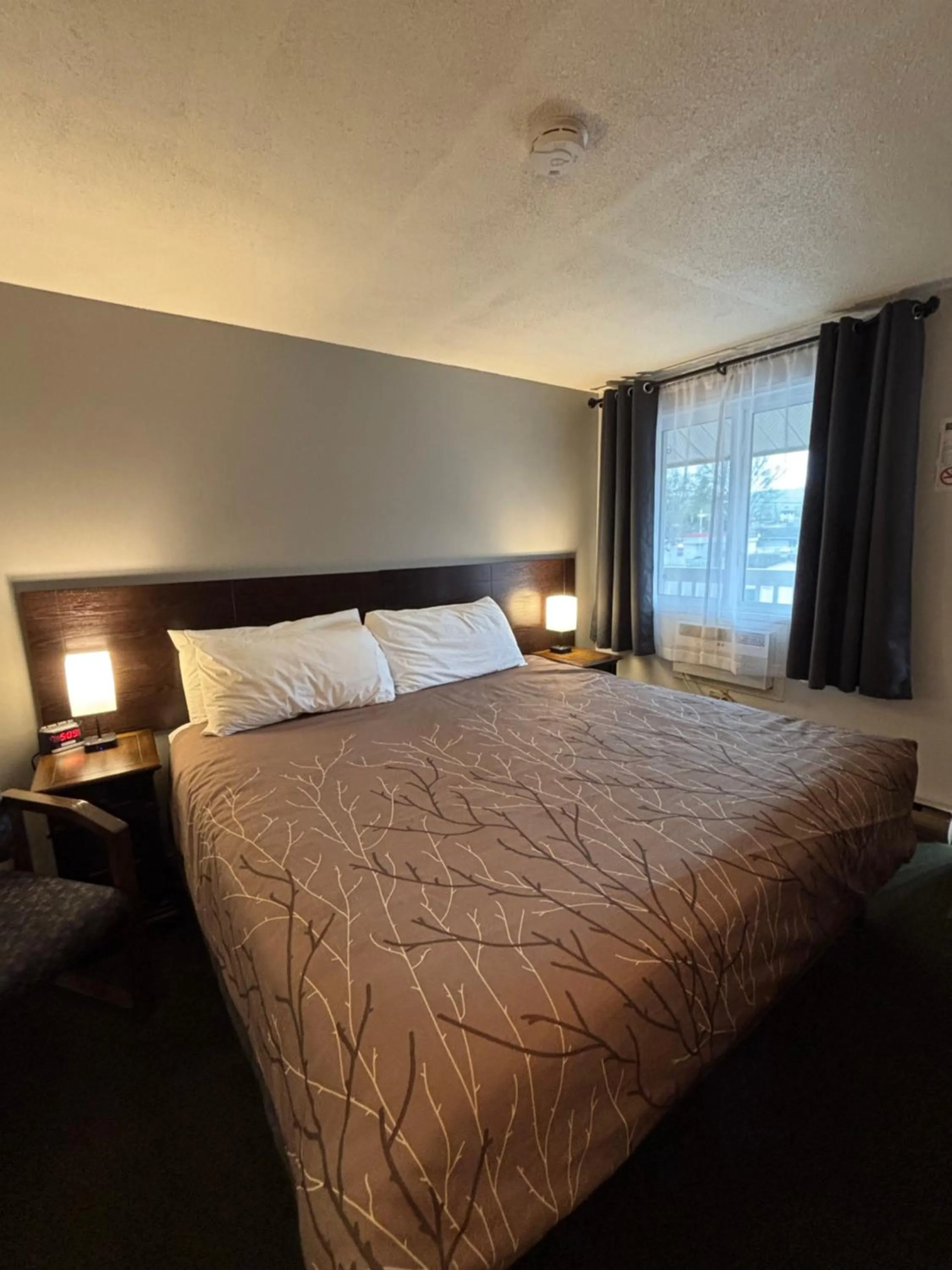 Bed in Western Traveller Motel