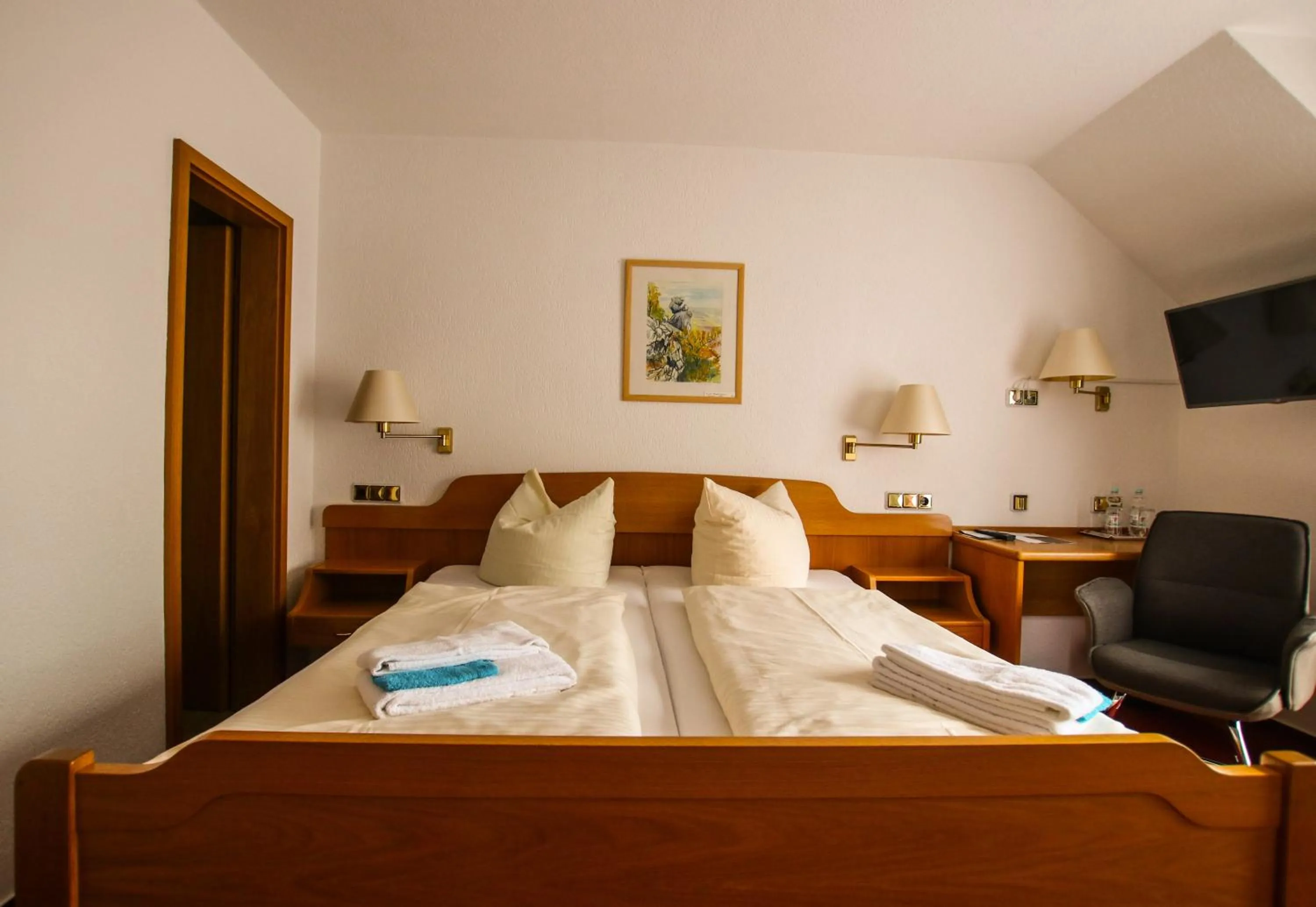 Bed in Hotel & Restaurant Druidenstein