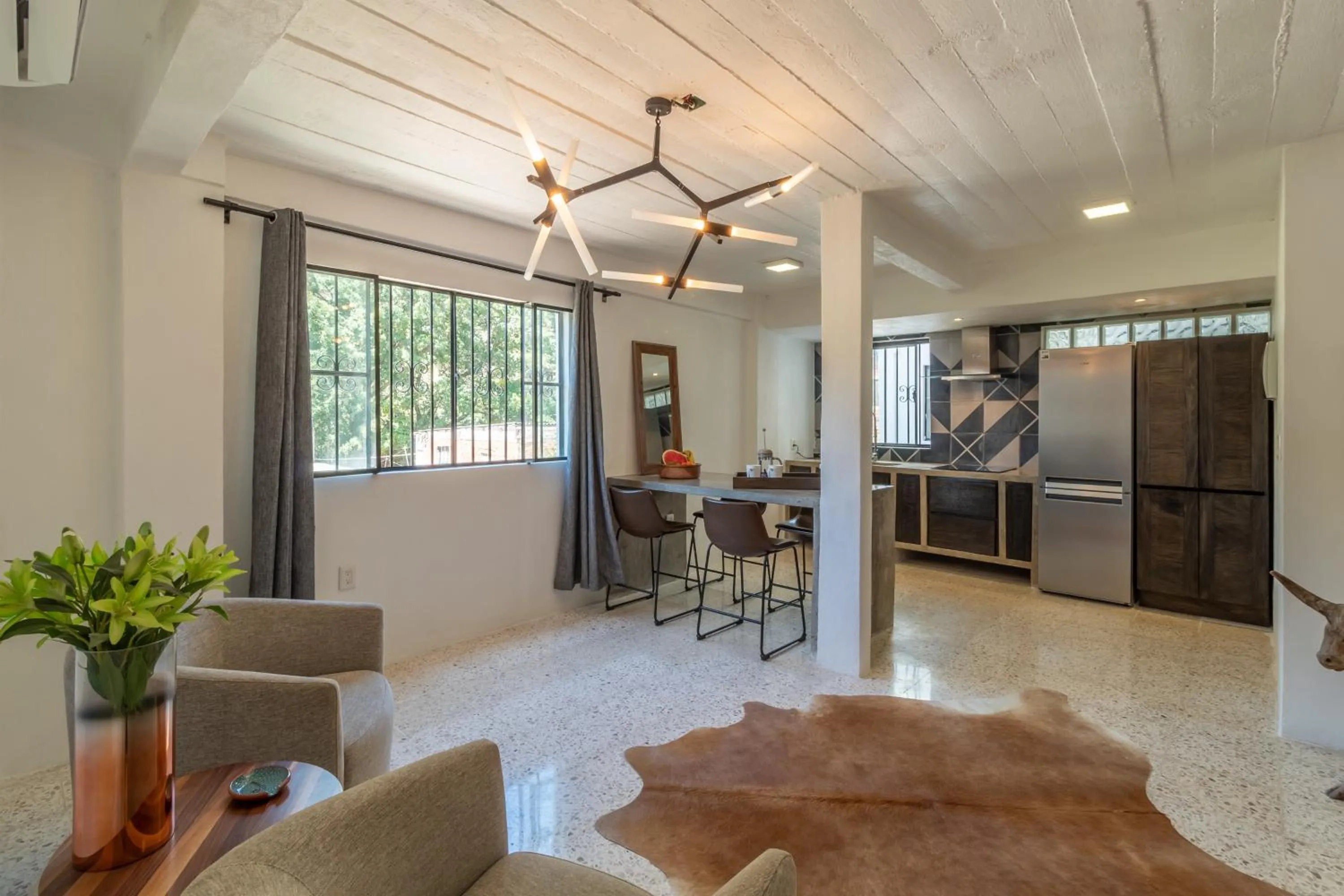 Seating area in Cuale