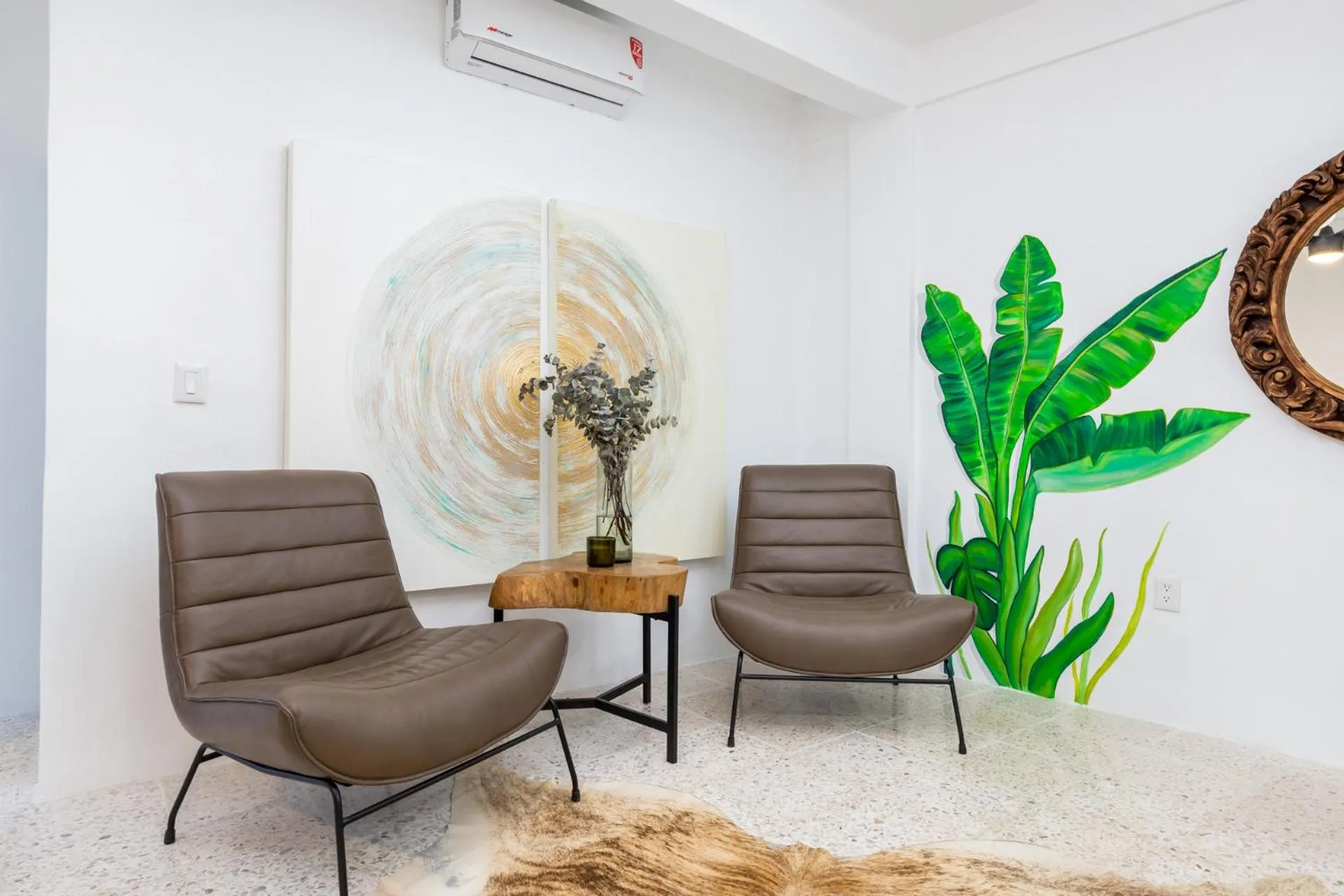 Seating area in Cuale