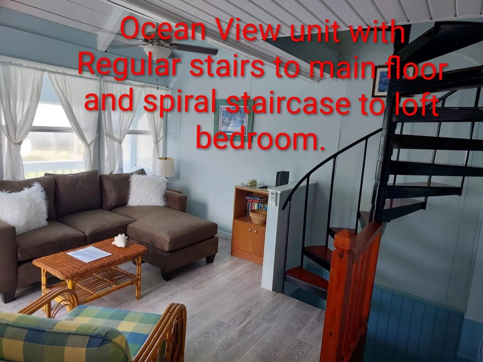 Living room in Sealofts On The Beach