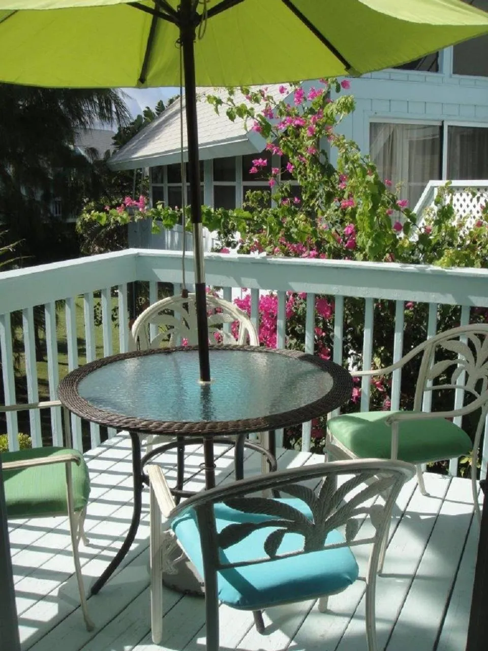 Garden view in Sealofts On The Beach