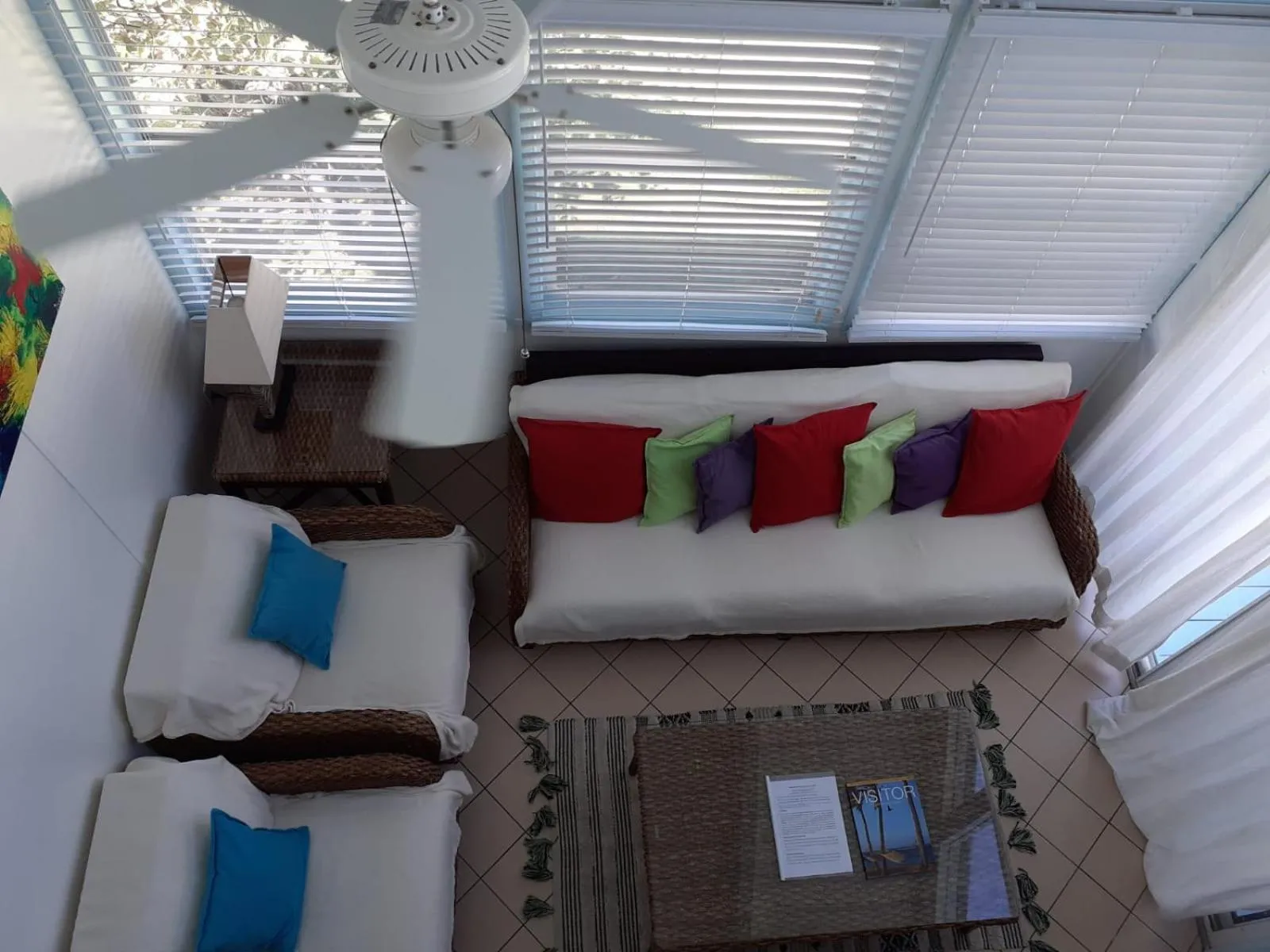 Living room in Sealofts On The Beach