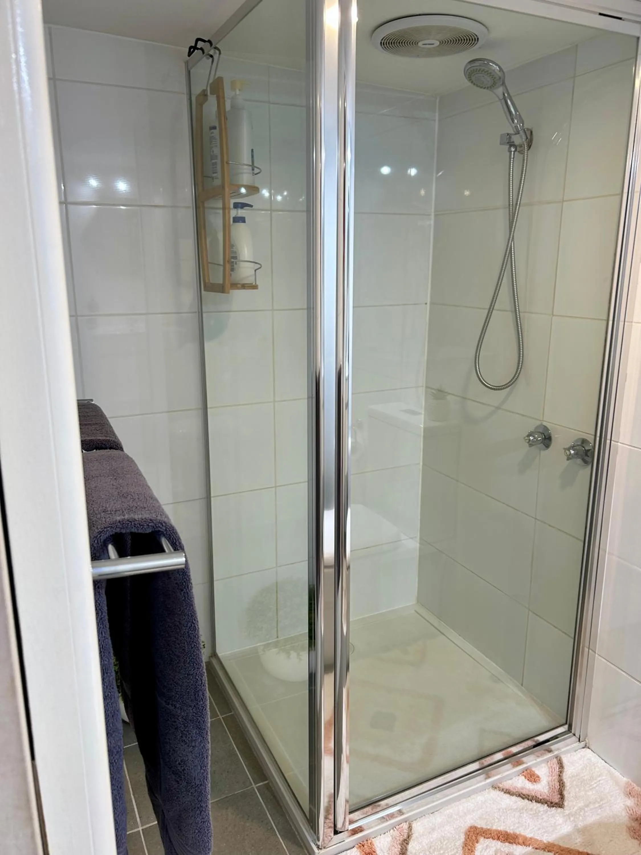 Shower in The Cosy Bungalow