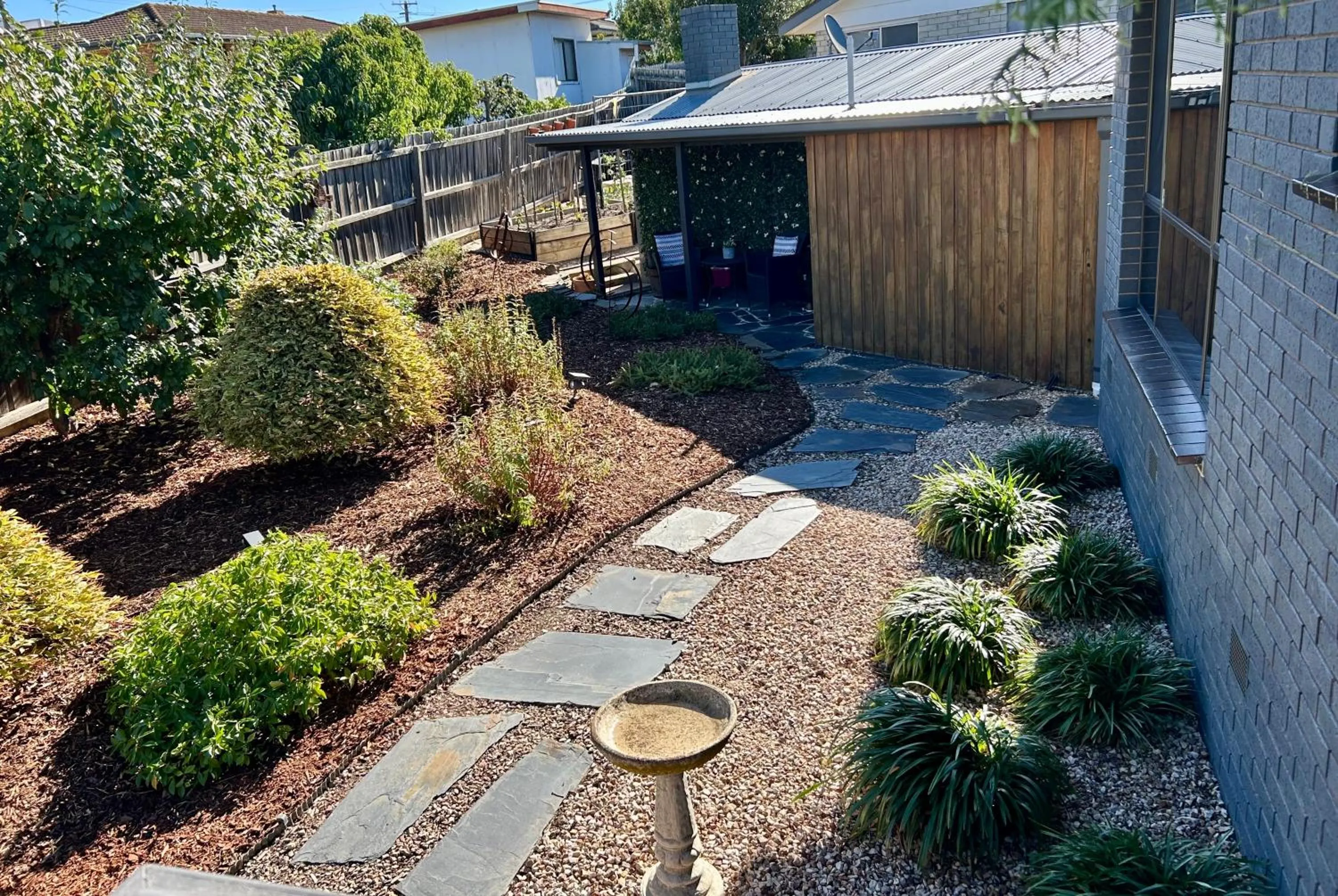 Garden in The Cosy Bungalow