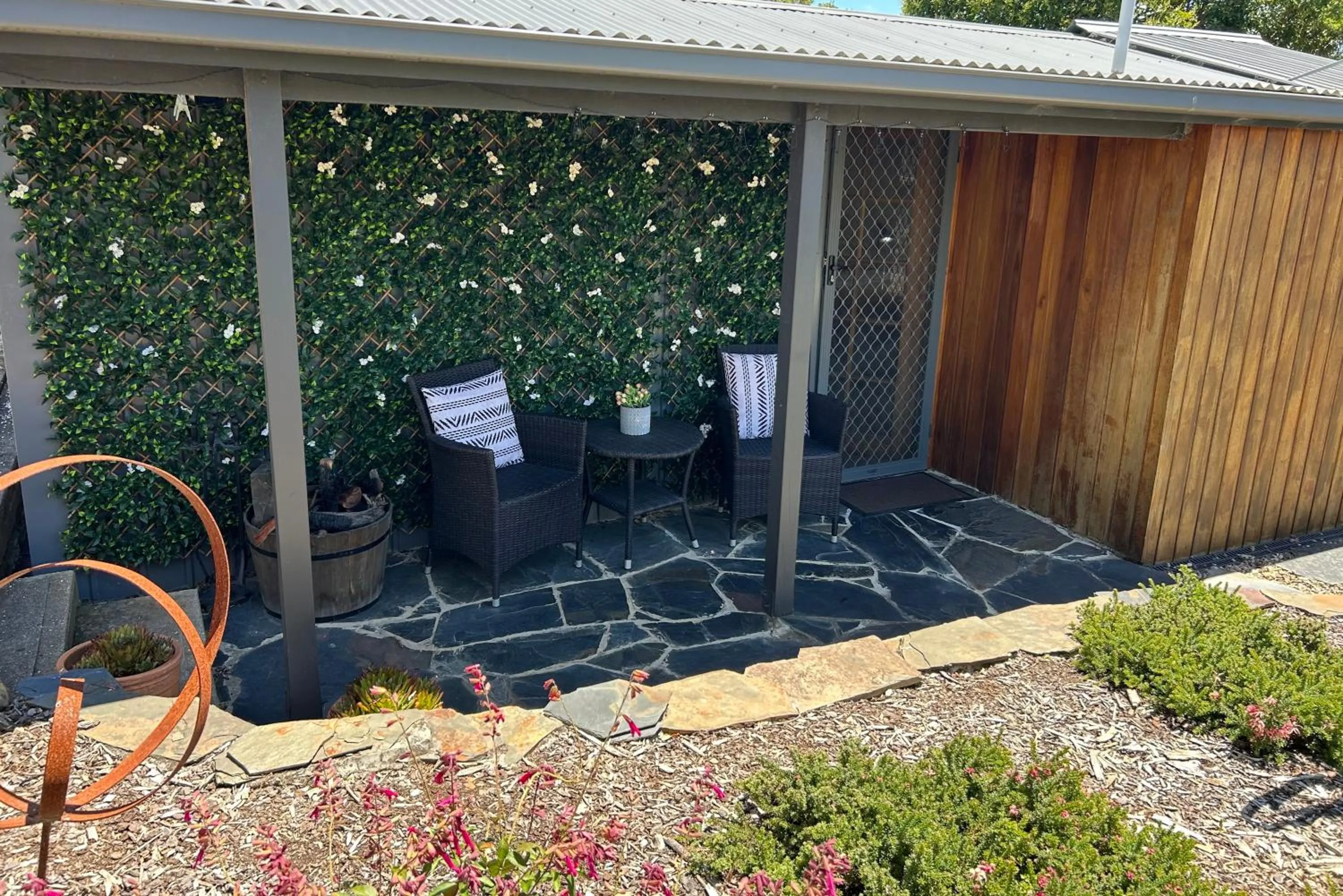 Patio in The Cosy Bungalow