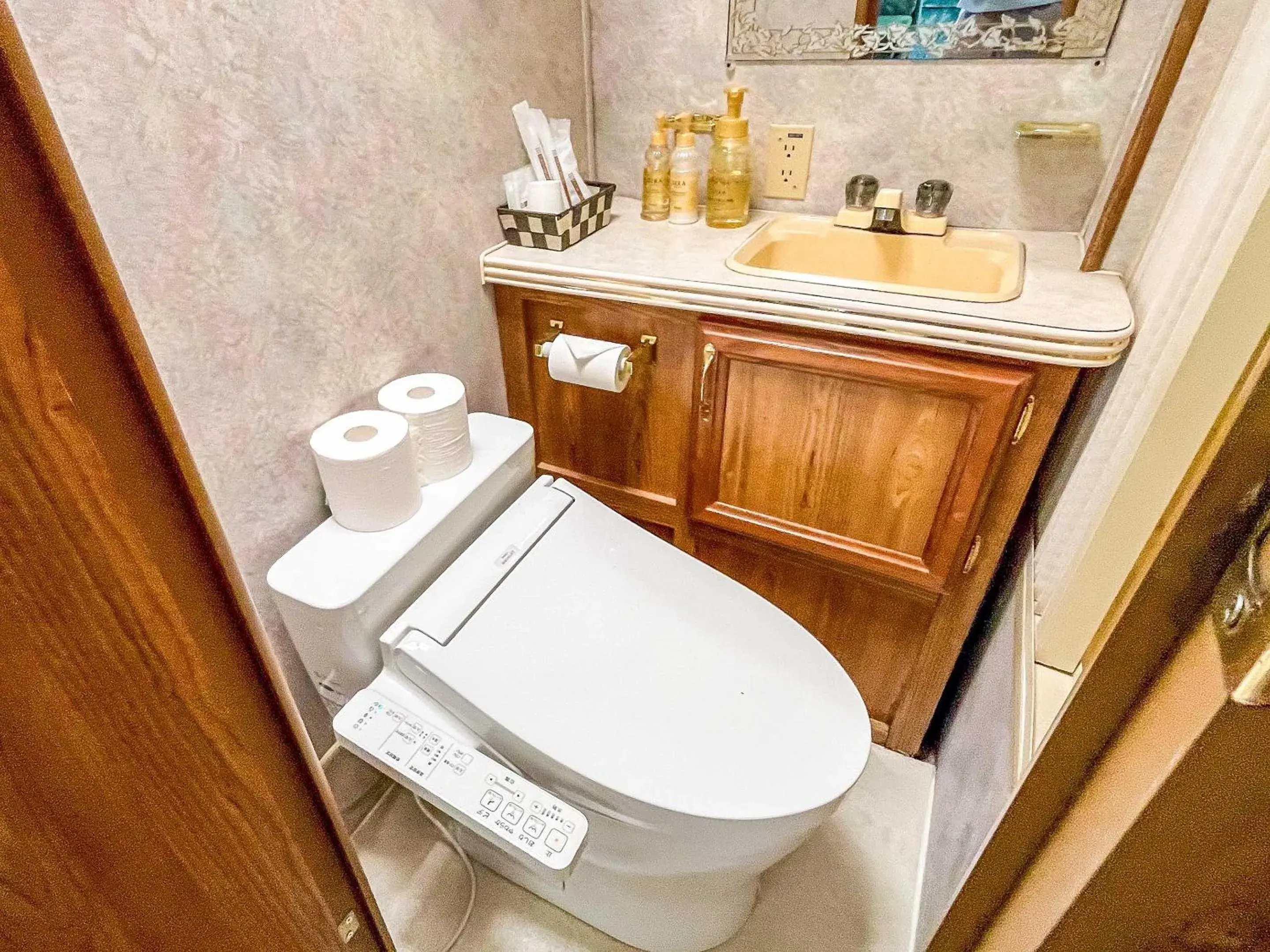 Toilet in Sea Tiger Island Inn Shodoshima Toilet in Sea Tiger Island Inn Shodoshima