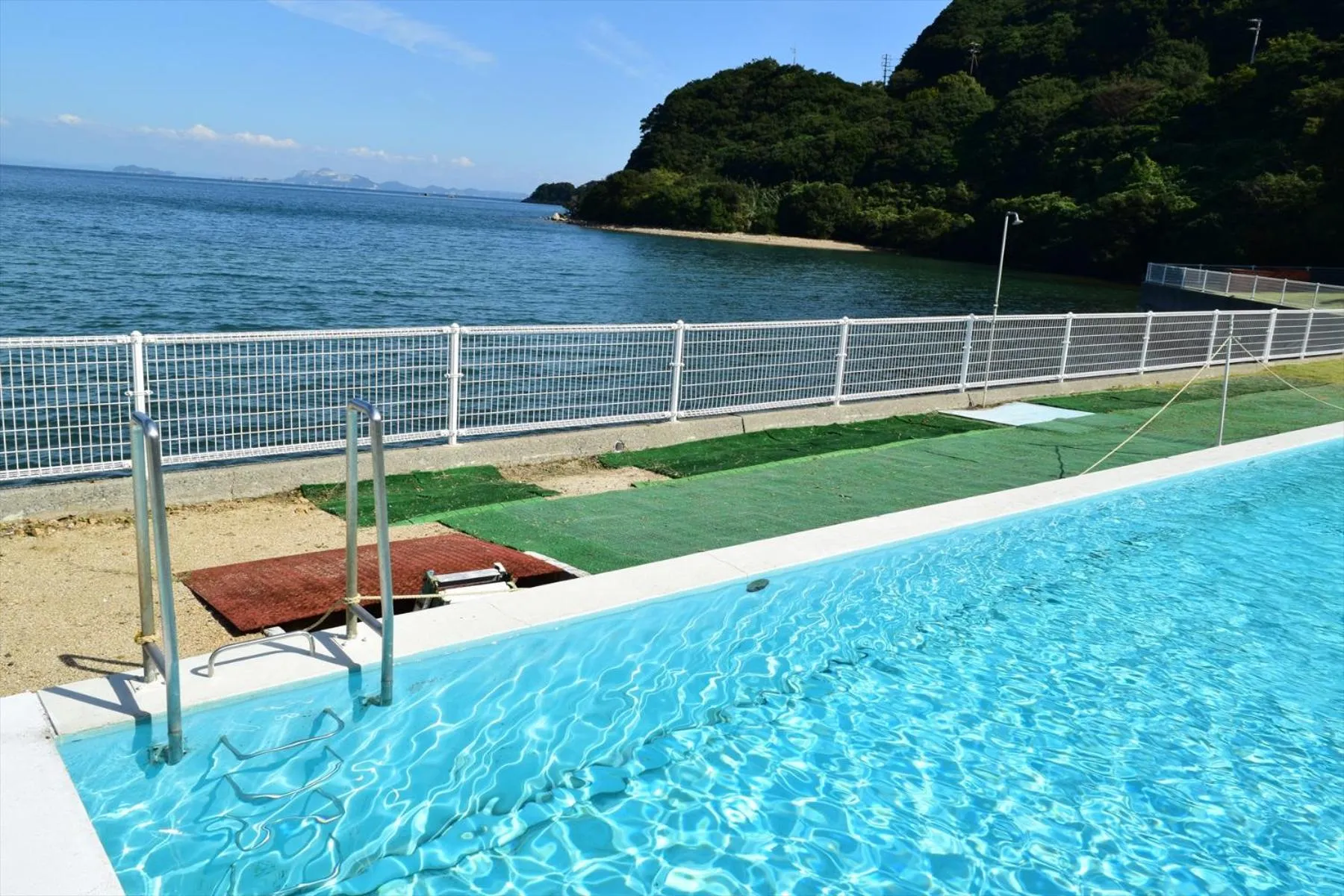 Pool view in Sea Tiger Island Inn Shodoshima