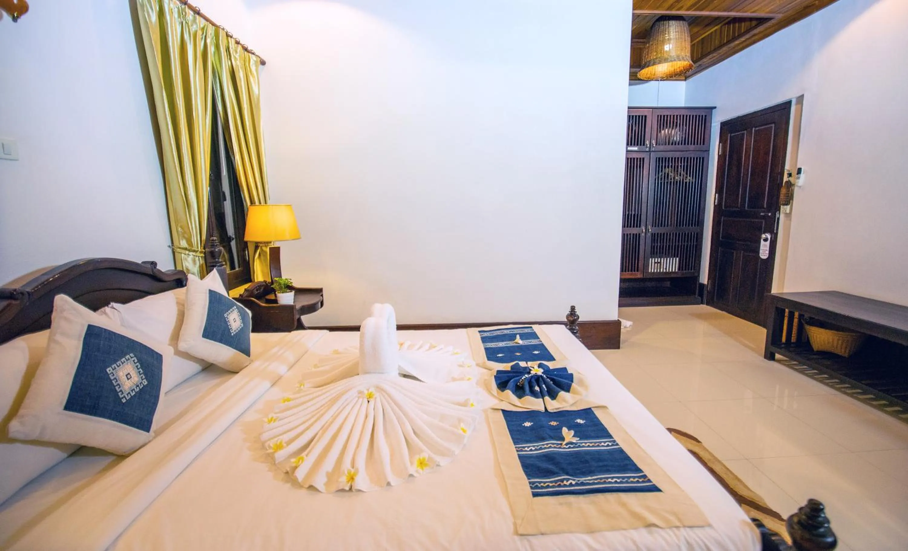 Bedroom, Bed in Treasure Hotel Laos