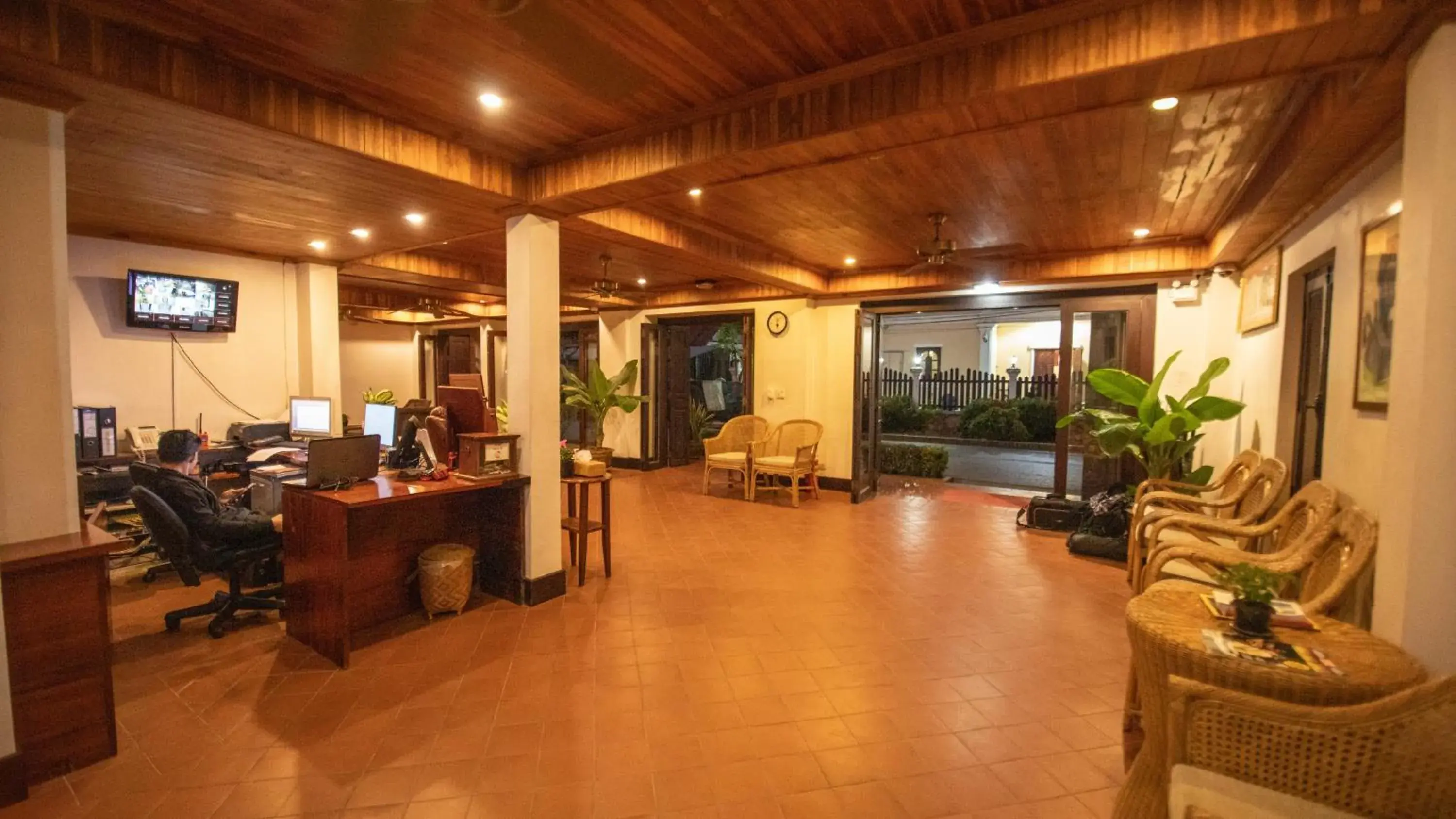 Lobby or reception in Treasure Hotel Laos Lobby or reception in Treasure Hotel Laos