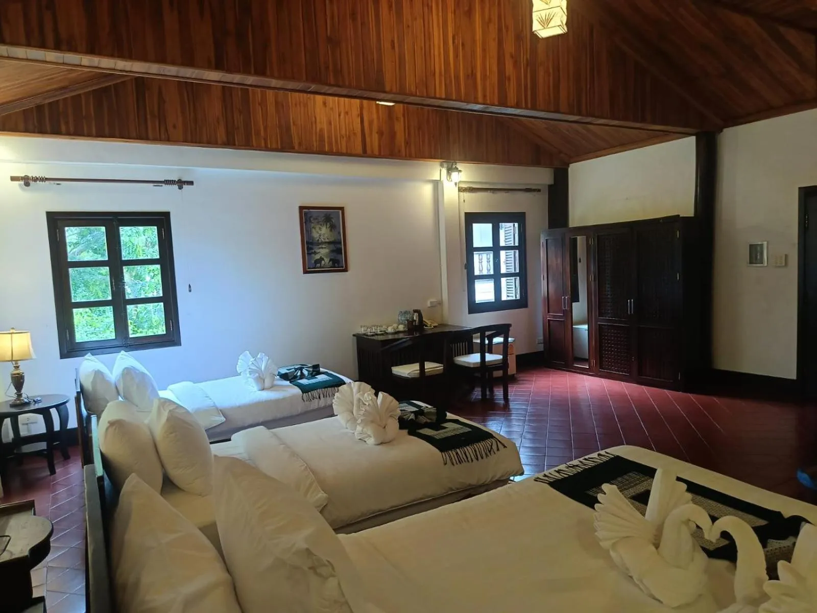 Seating area in Treasure Hotel Laos