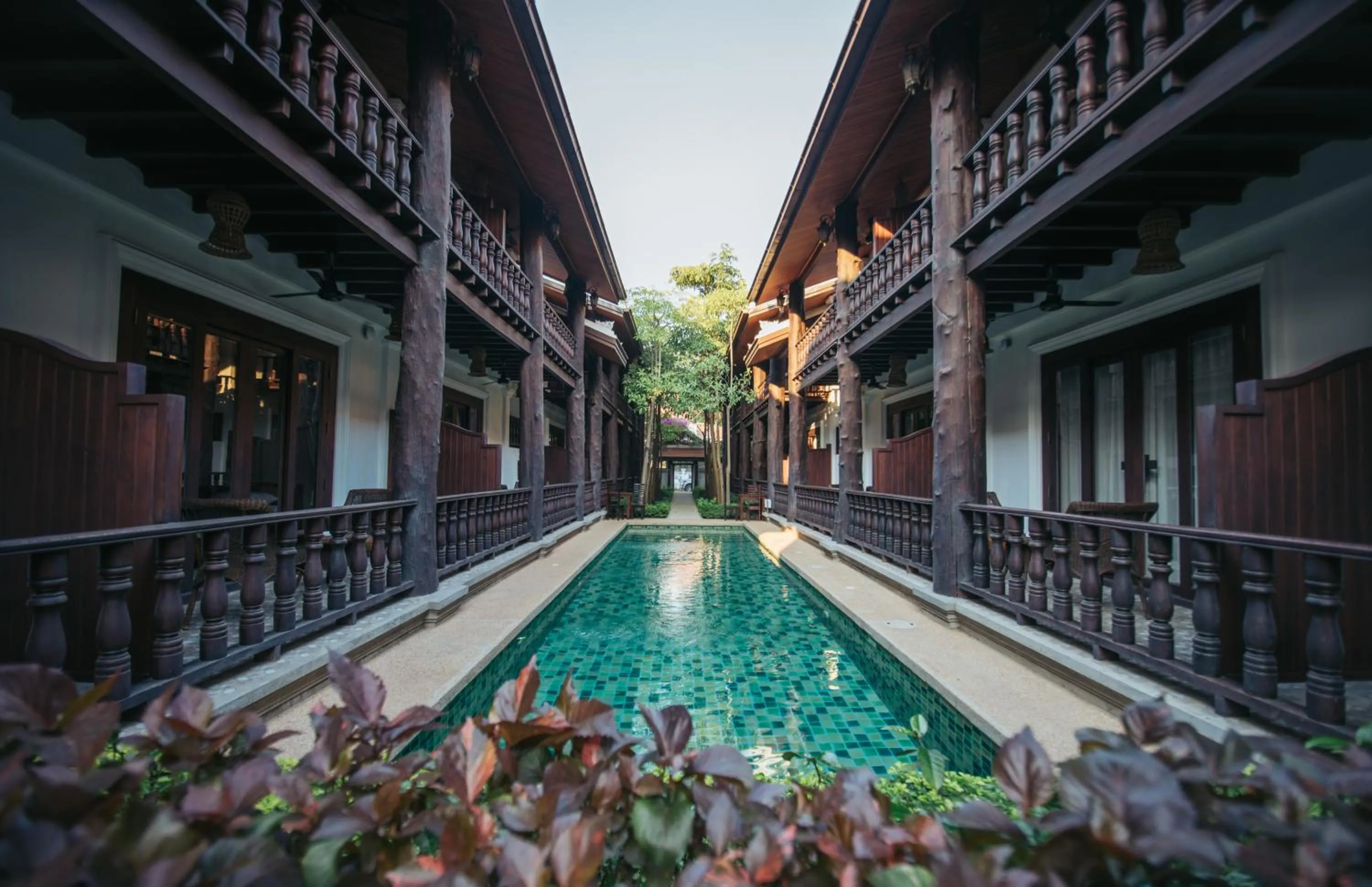 Swimming pool in Treasure Hotel Laos