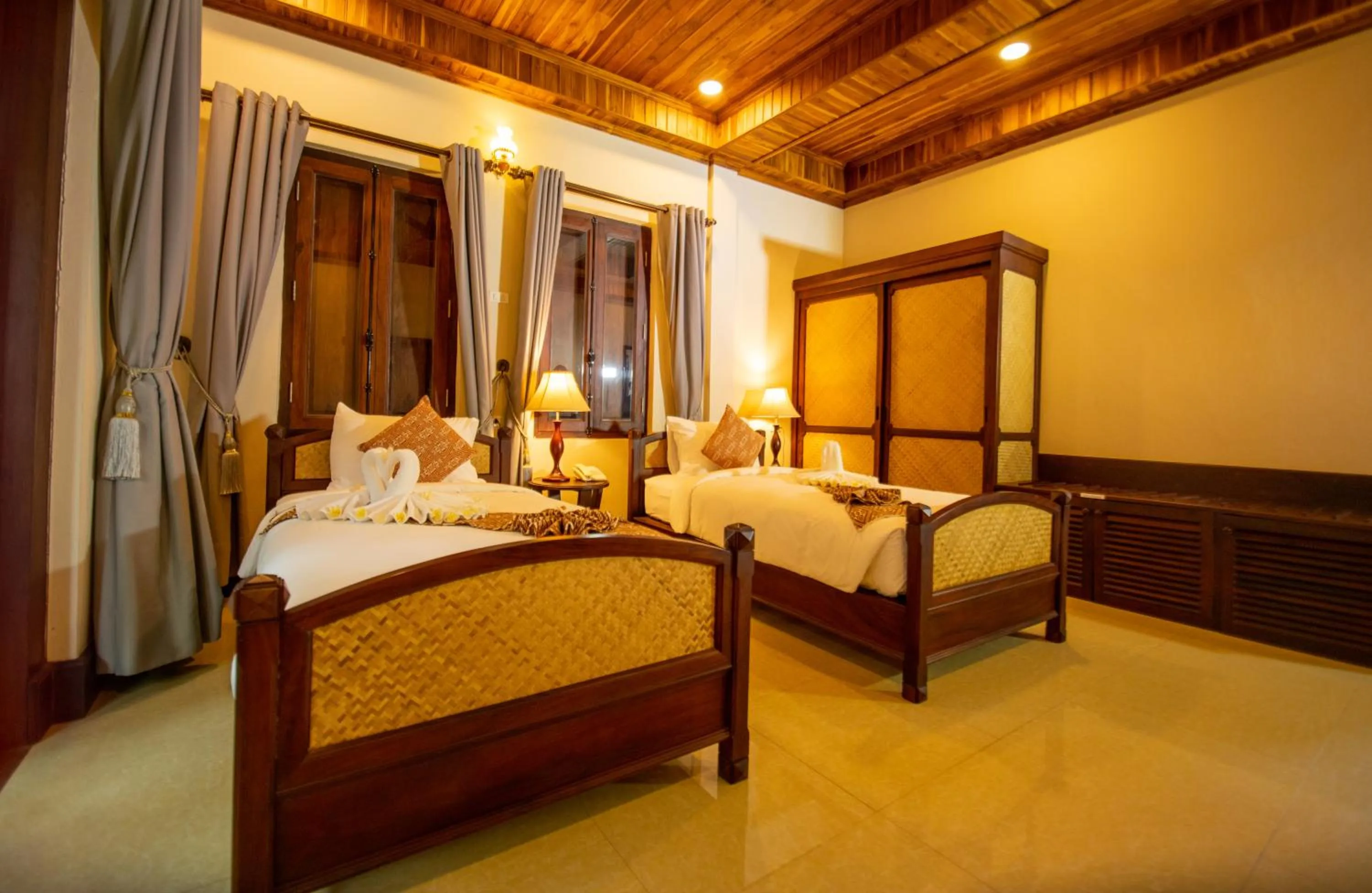 Bedroom, Bed in Treasure Hotel Laos