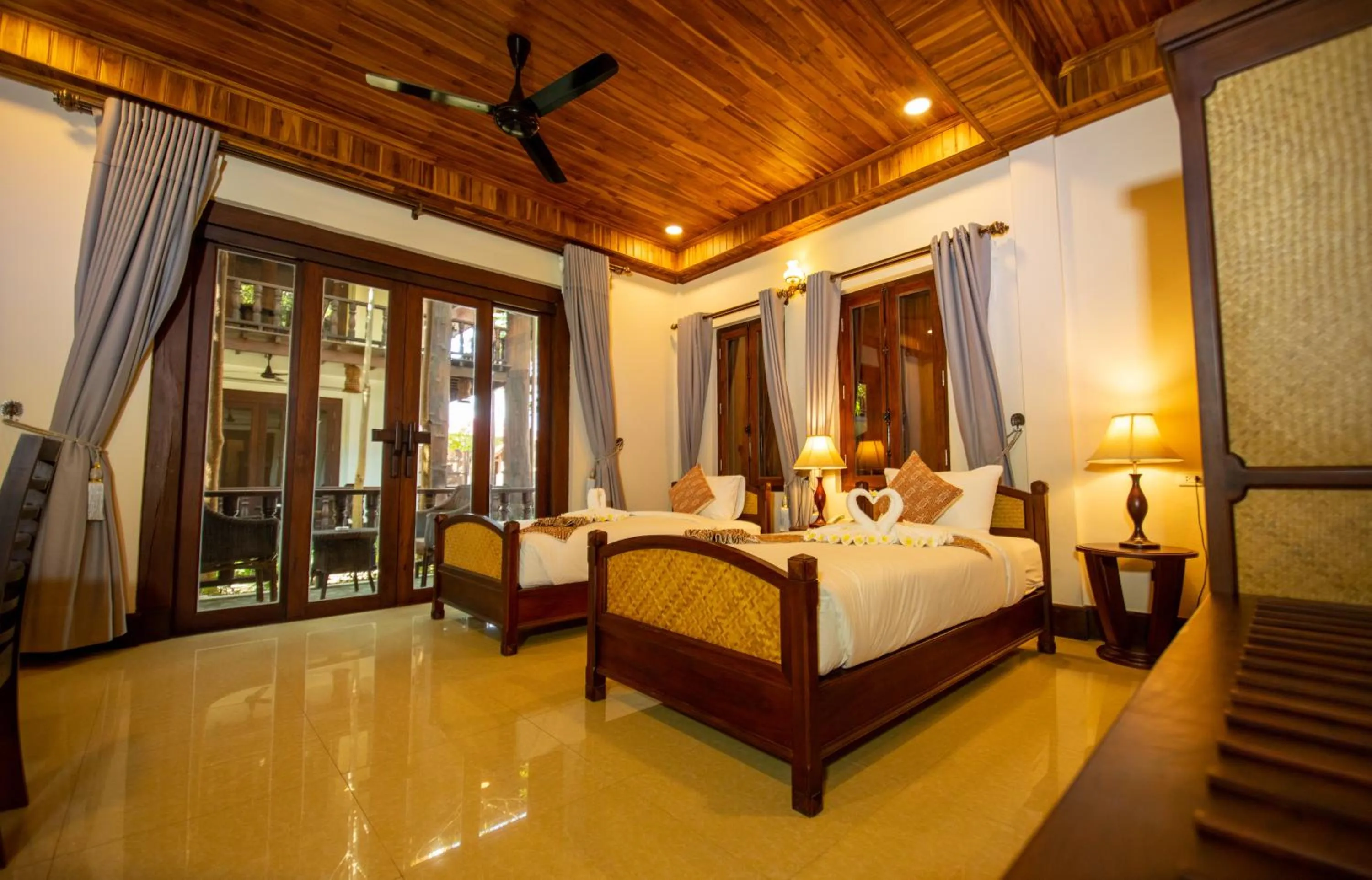 Bedroom, Bed in Treasure Hotel Laos