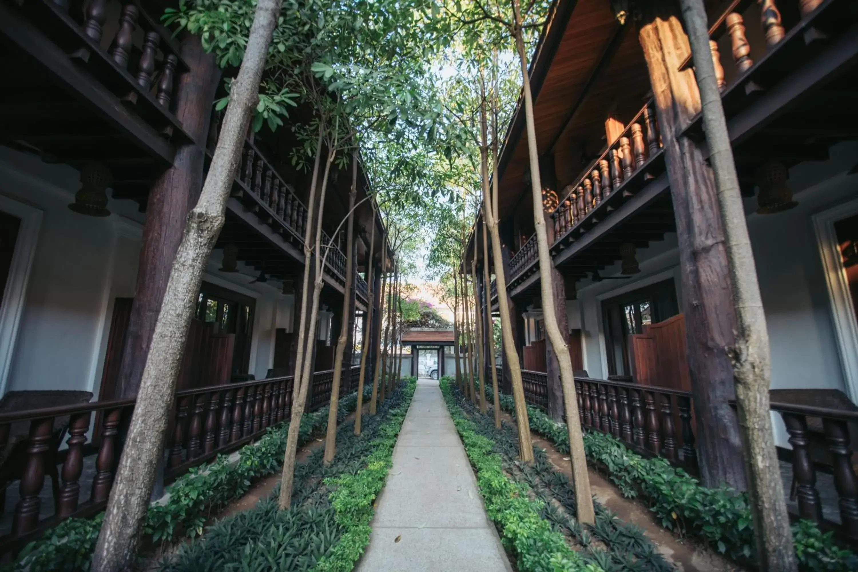 Street view in Treasure Hotel Laos Street view in Treasure Hotel Laos