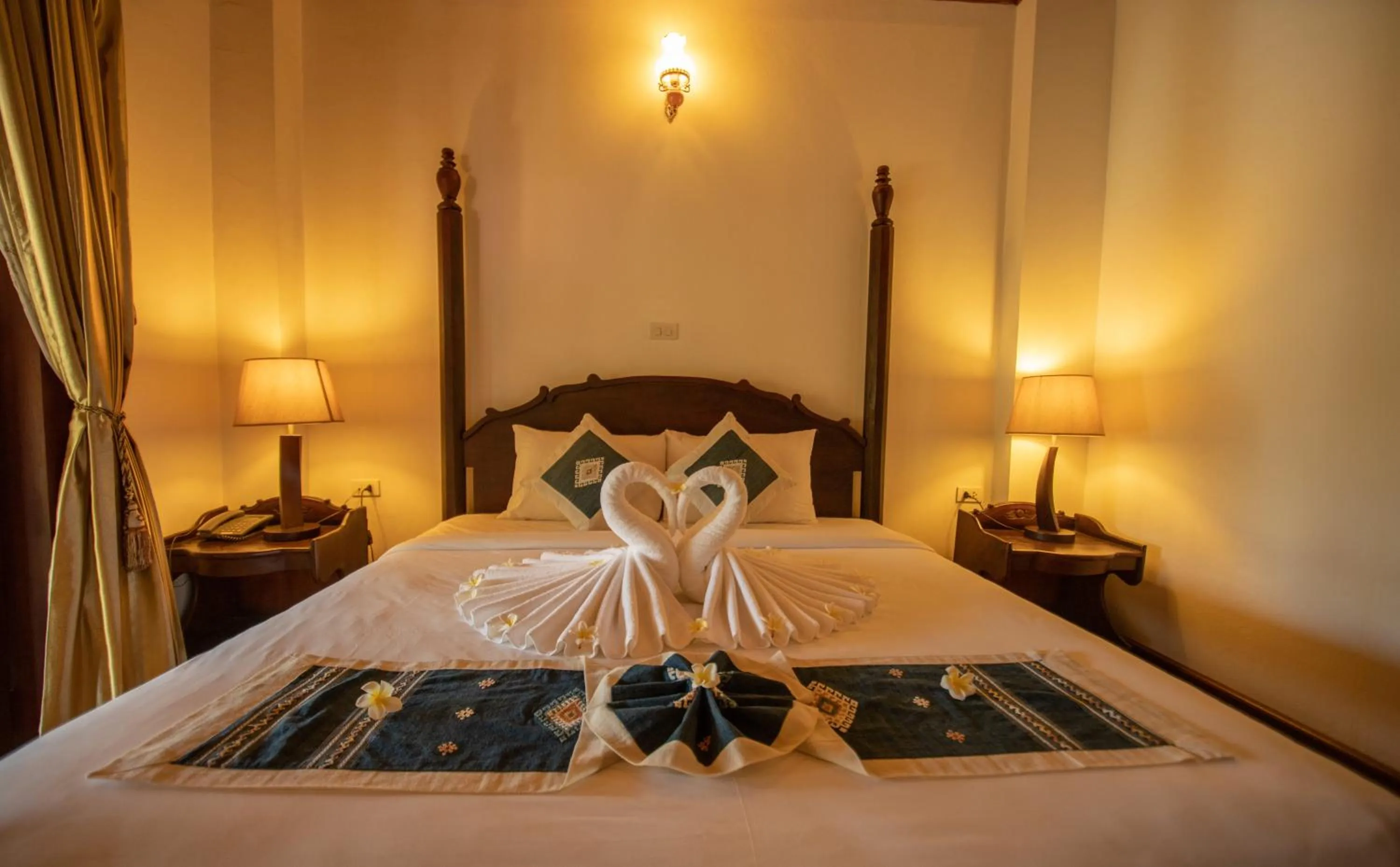 Bedroom, Bed in Treasure Hotel Laos