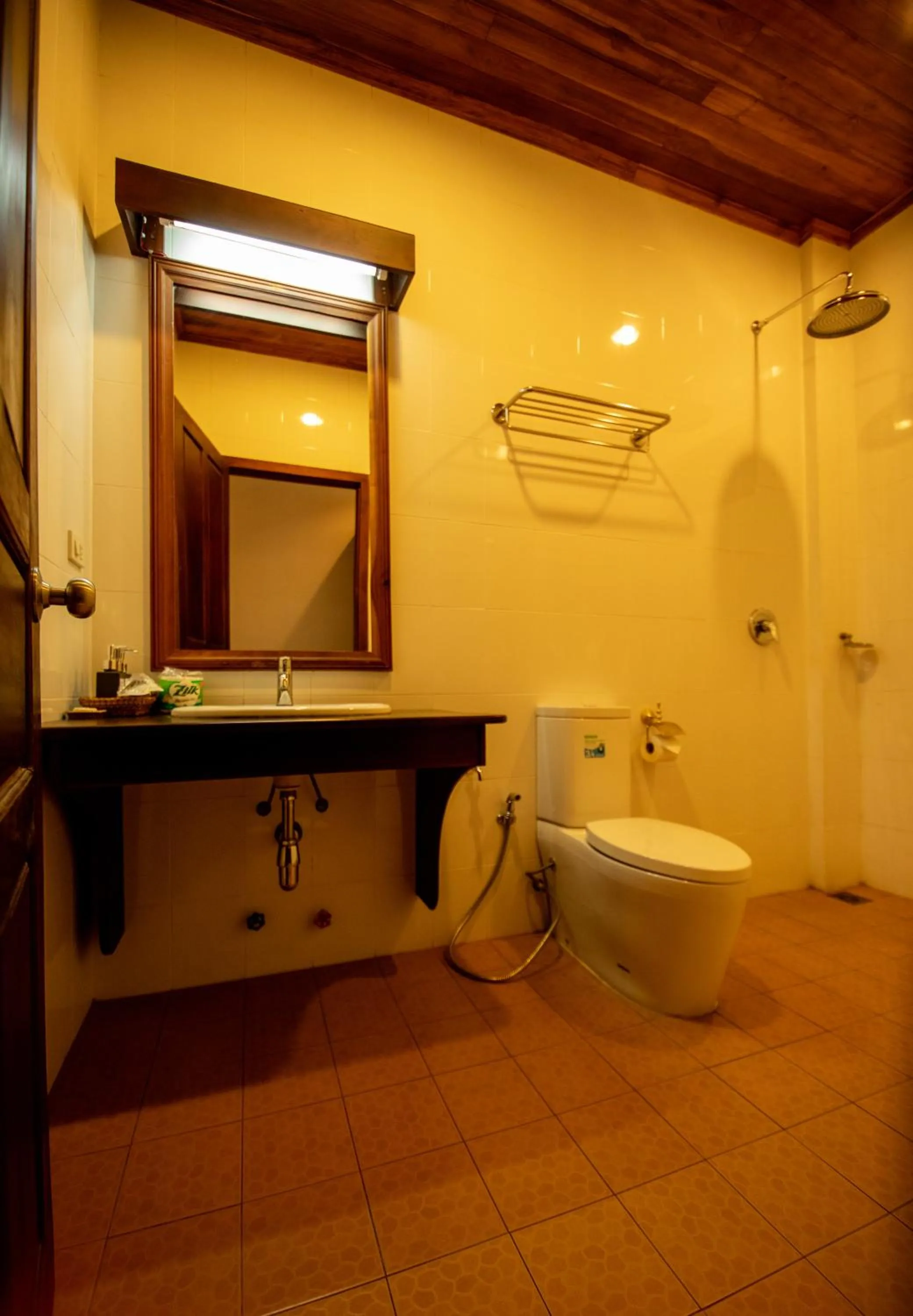 Shower in Treasure Hotel Laos