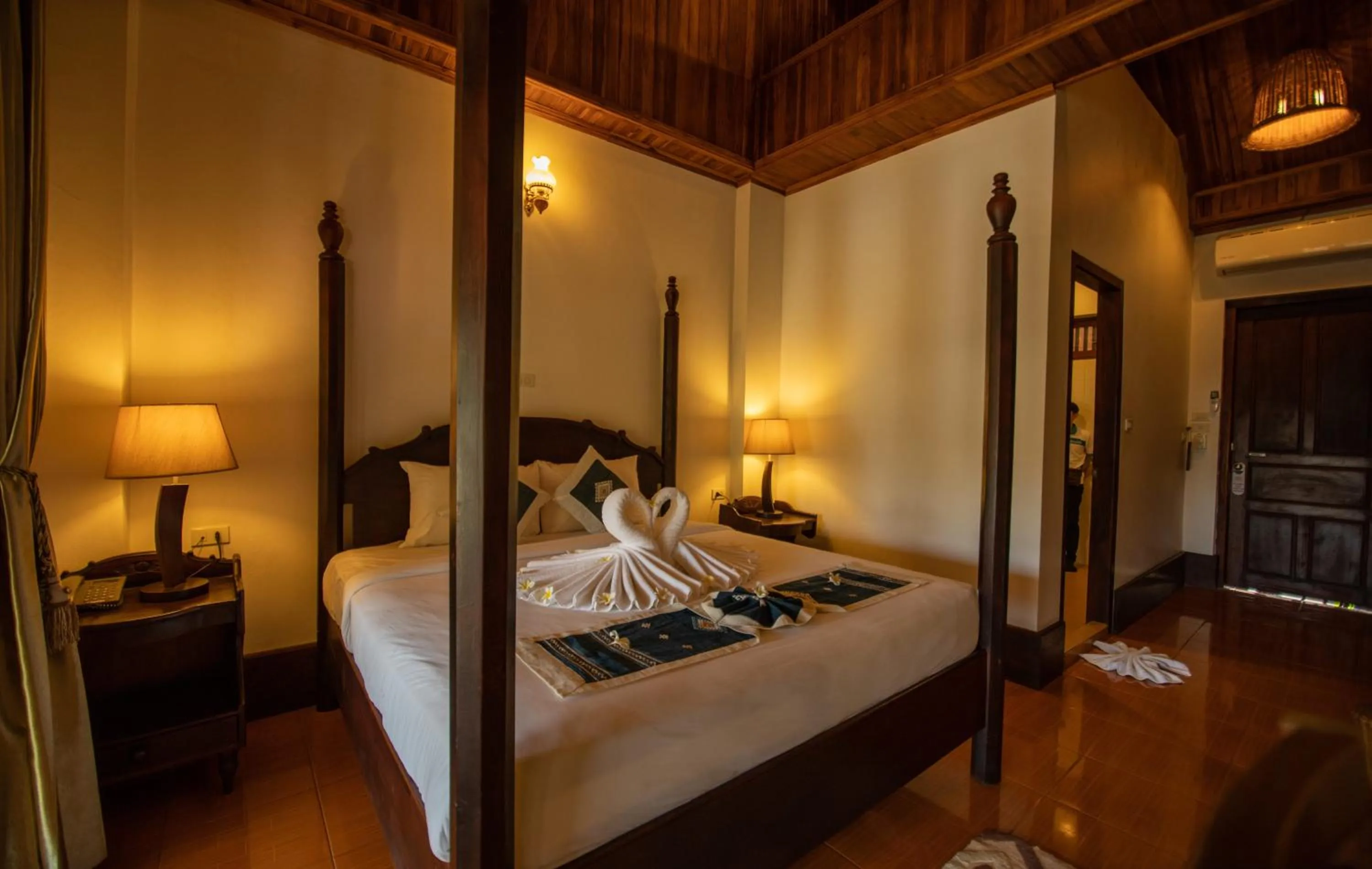Bedroom, Bed in Treasure Hotel Laos