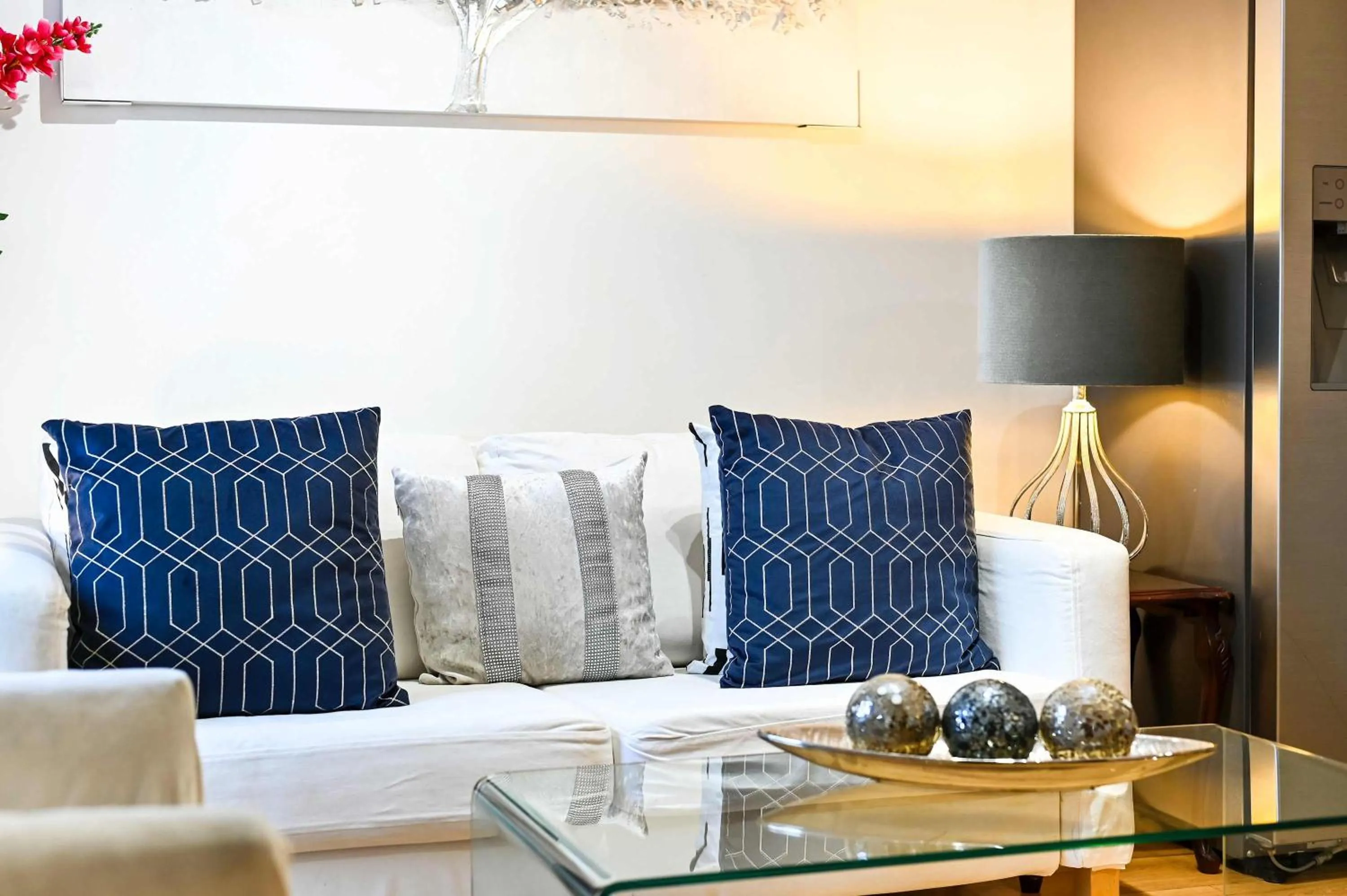 Seating area in Destination London Docklands Riverside