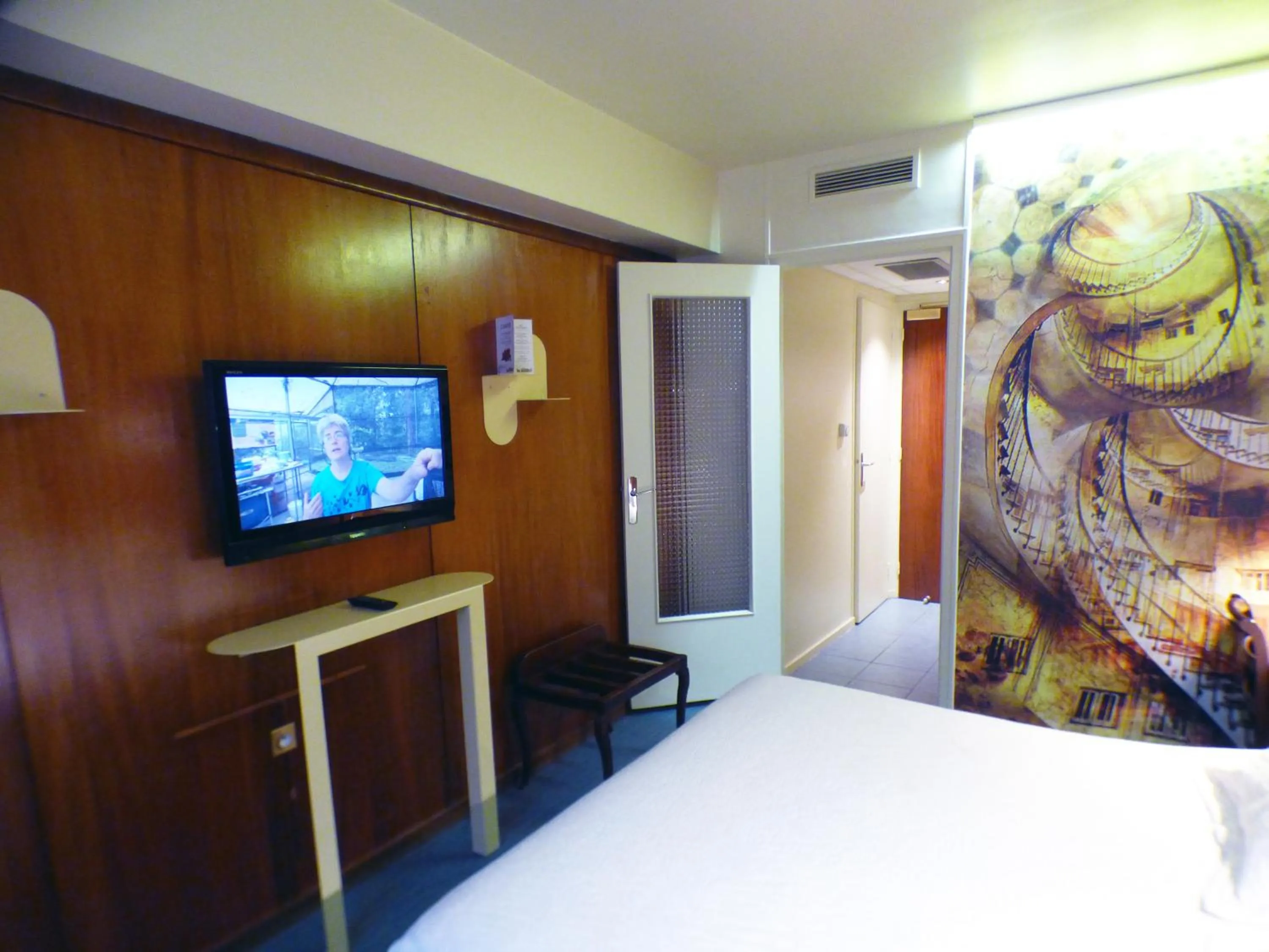 Bedroom, Bed in Terminus du Forez Saint-Etienne Centre Gare Chateaucreux