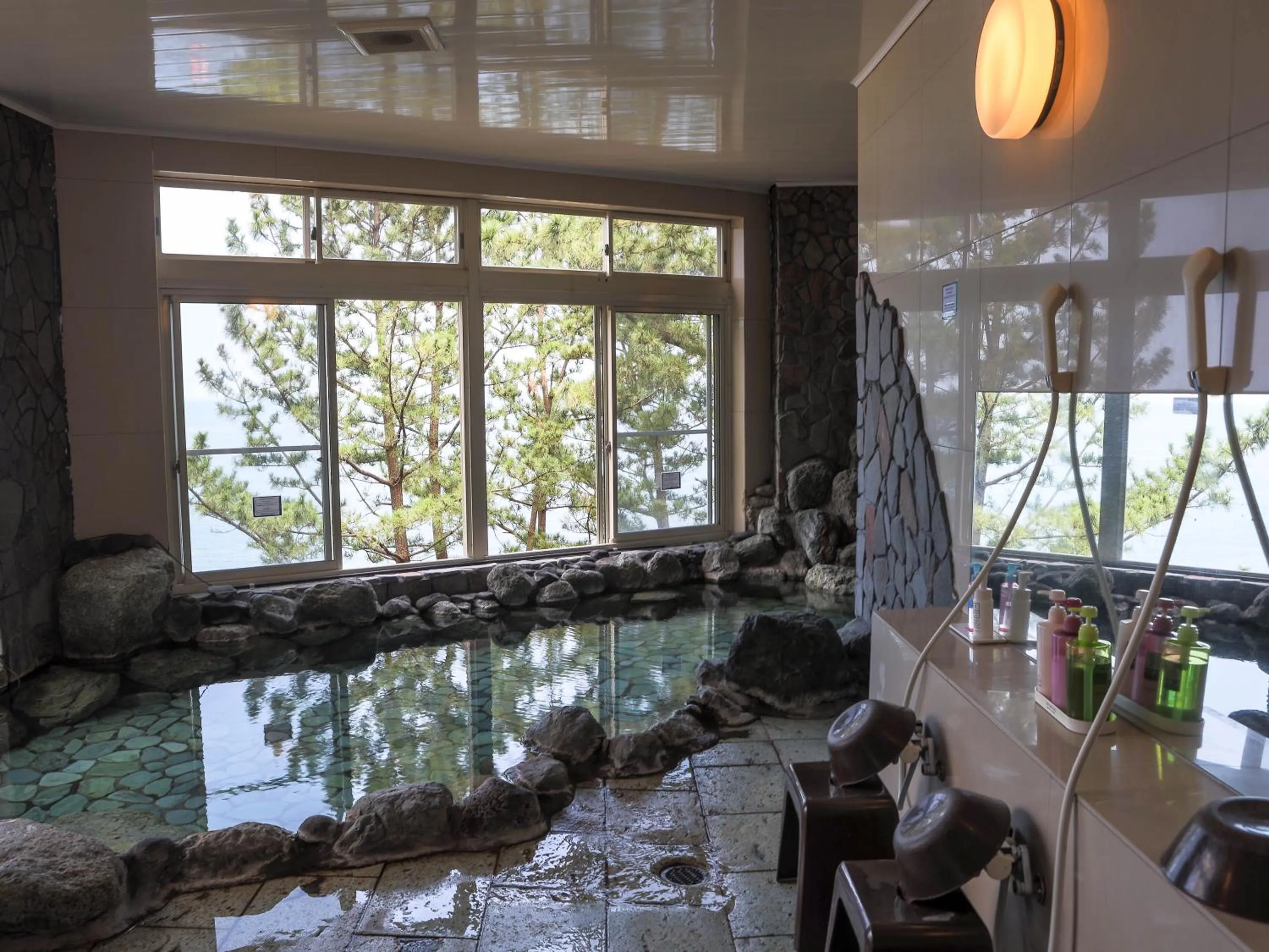 Hot Spring Bath in ISANA Resort