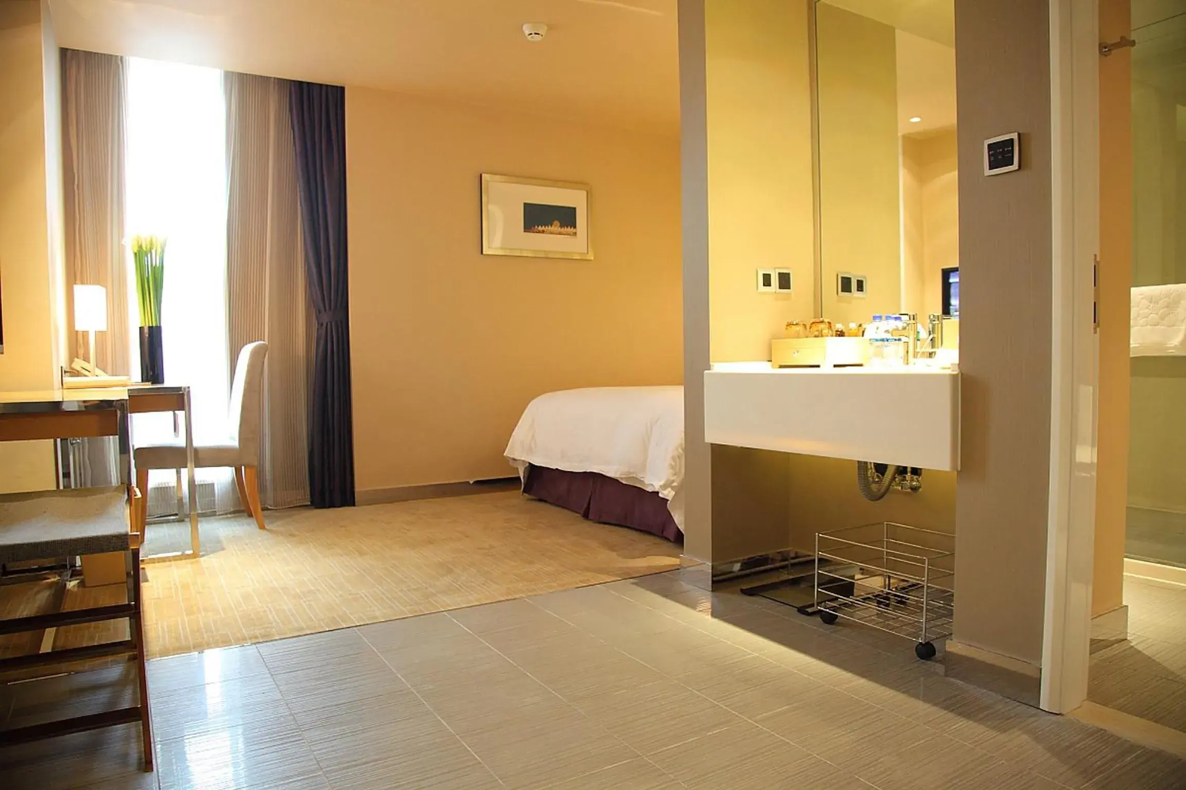 Bed in Air China Hongqiao Airport Hotel - Air China BoYue Hotel Bed in Air China Hongqiao Airport Hotel - Air China BoYue Hotel