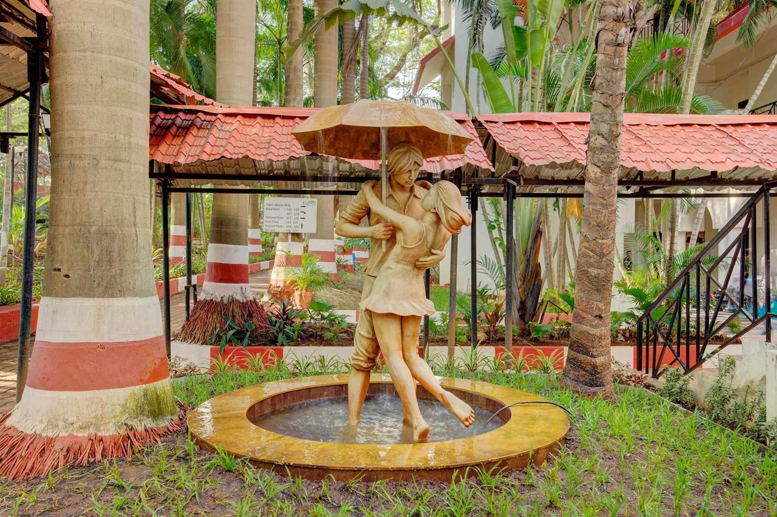 Garden in Khanvel Resort