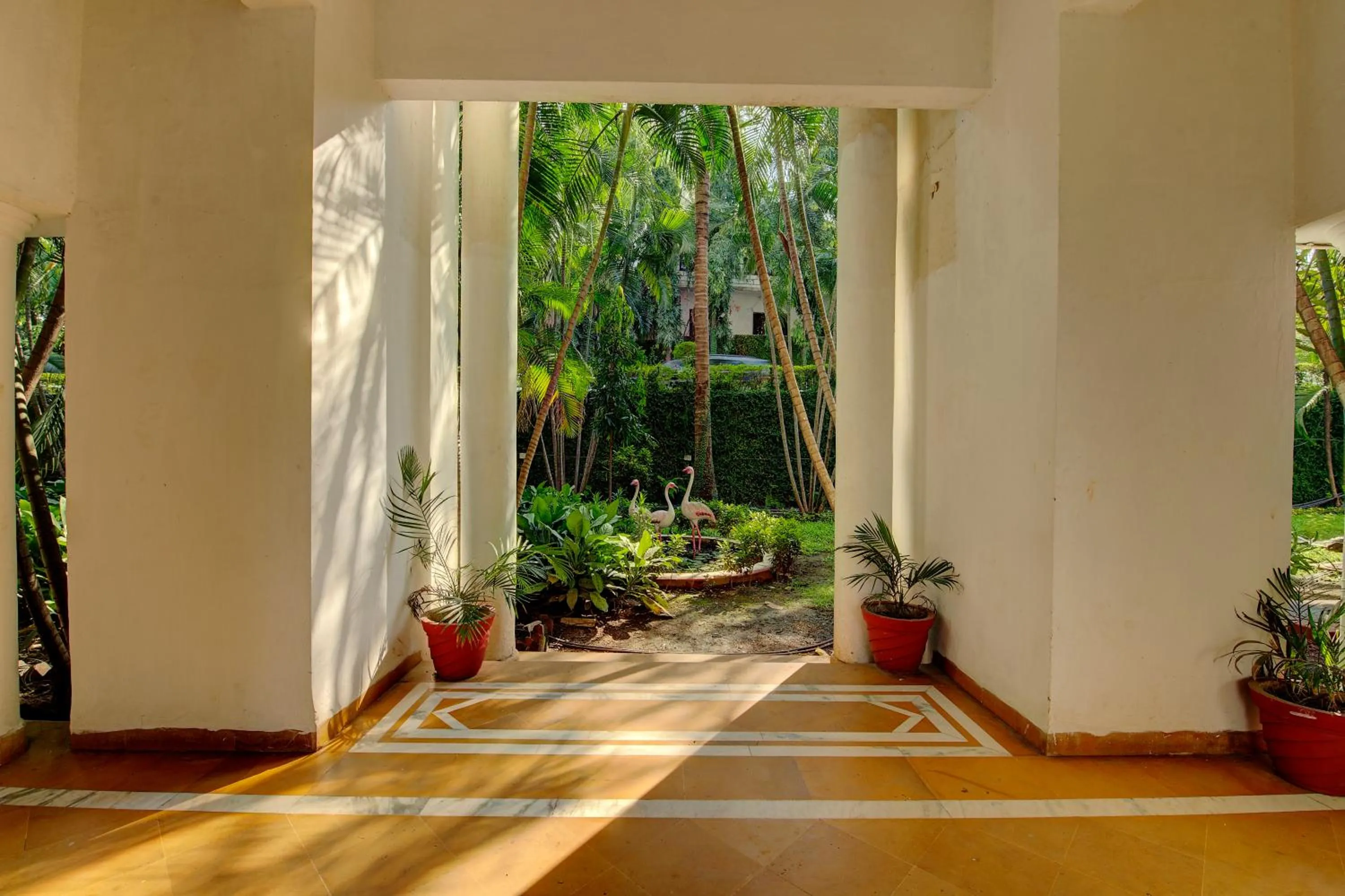 Garden view in Khanvel Resort