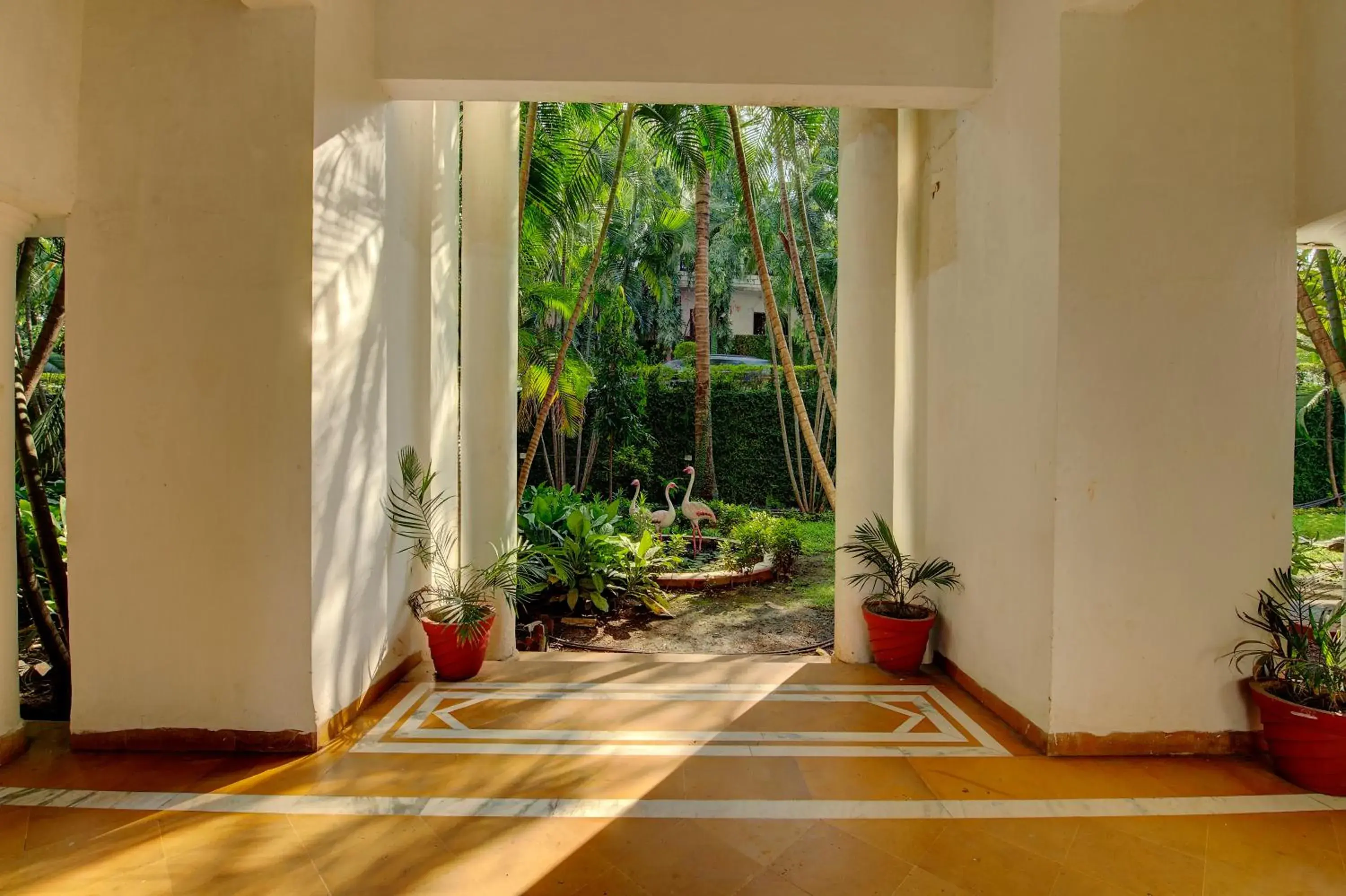 Garden view in Khanvel Resort Garden view in Khanvel Resort
