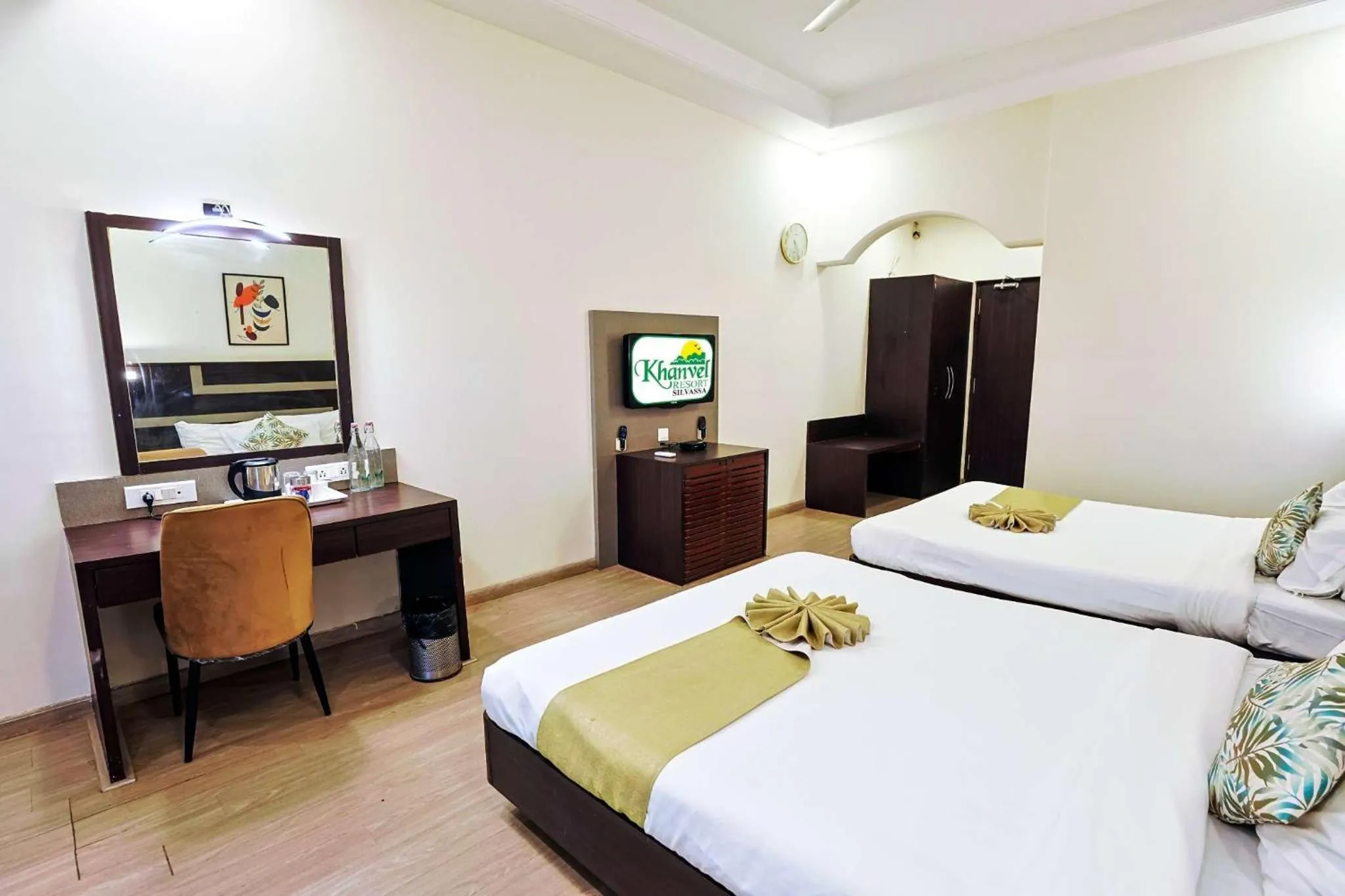 Bed in Khanvel Resort