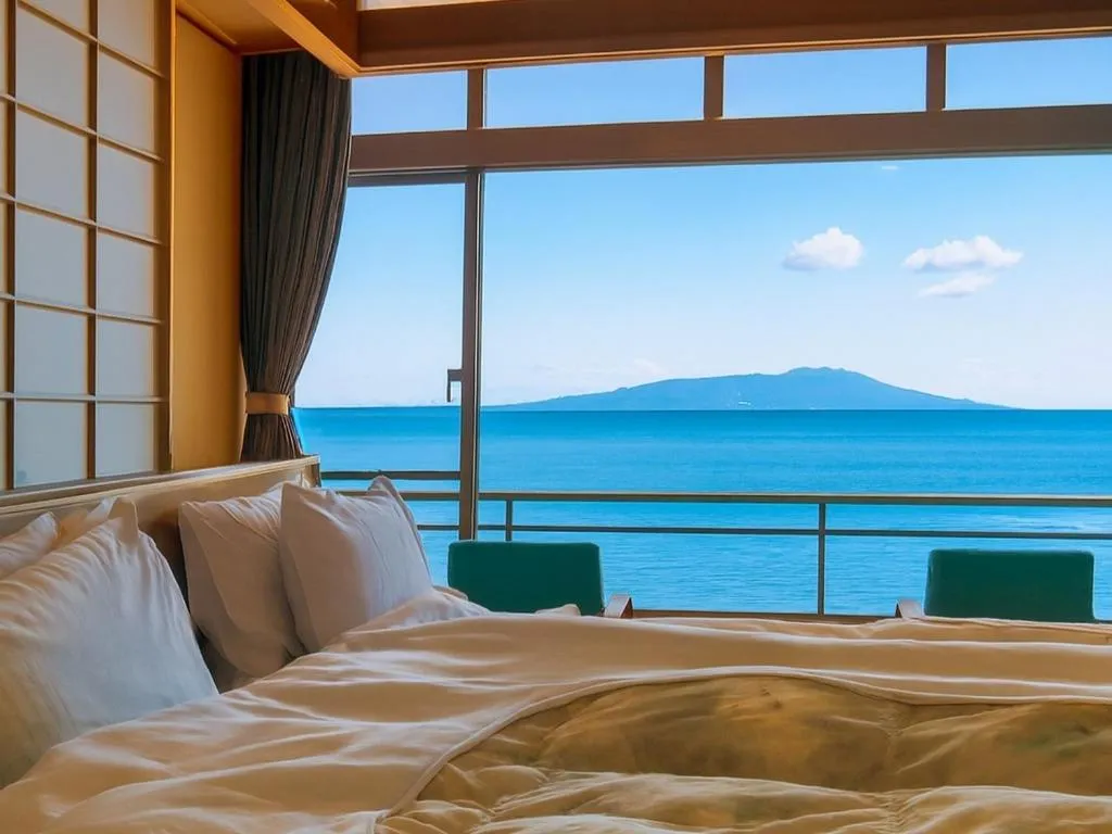 Photo of the whole room, Bed in Atagawakan