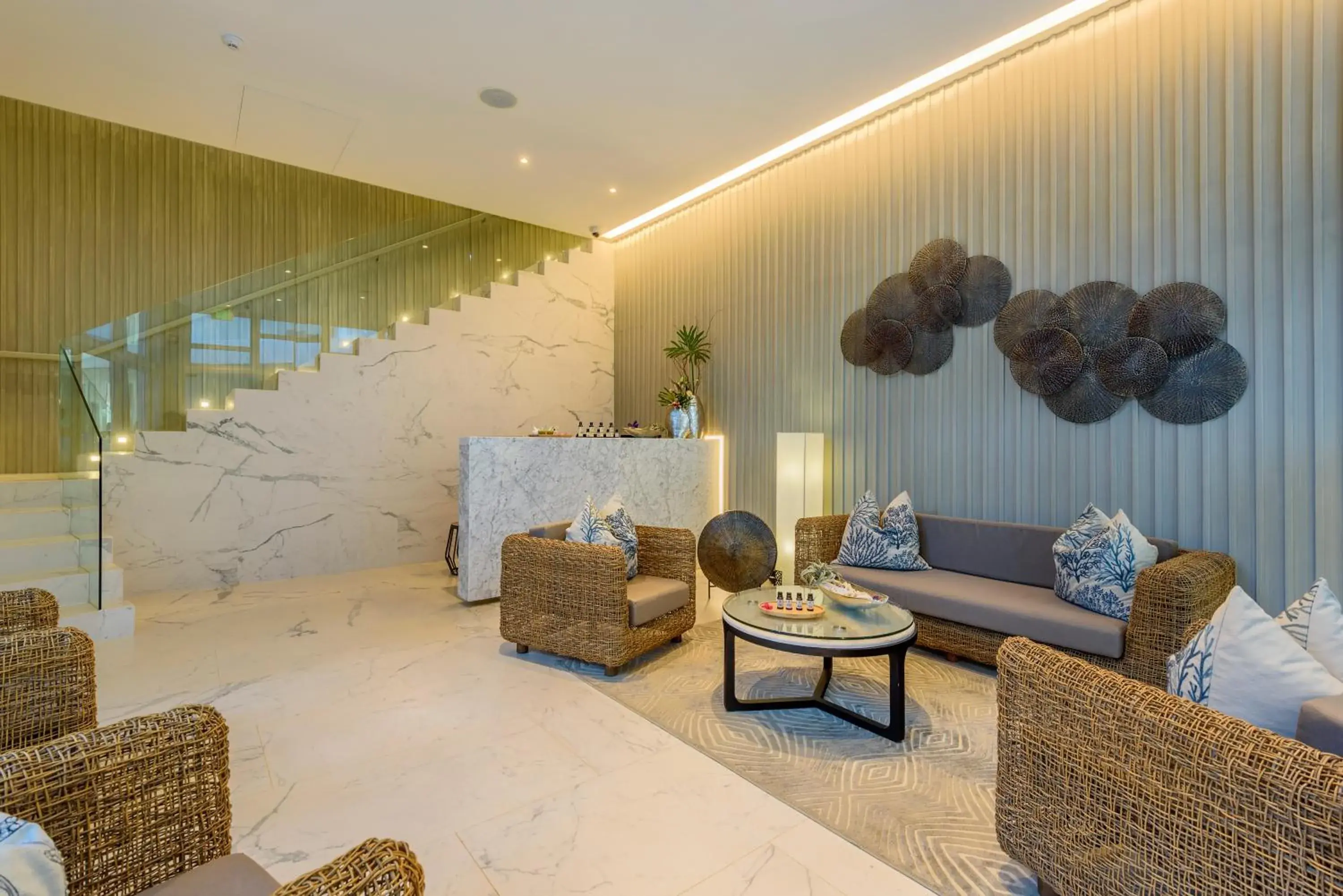 Living room in Aqua Boracay Living room in Aqua Boracay