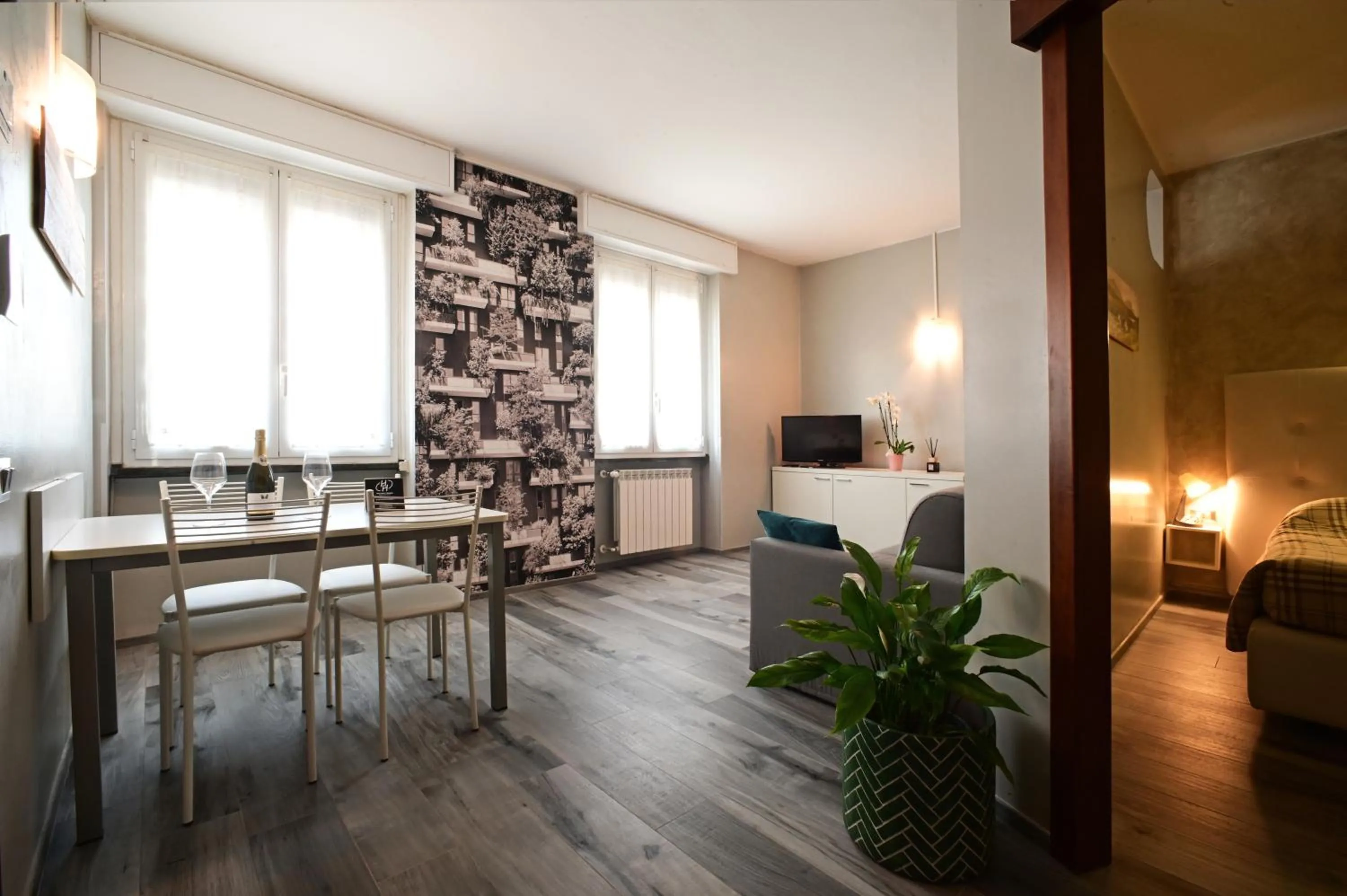 Living room in Holiday Homes Aparthotel Milano