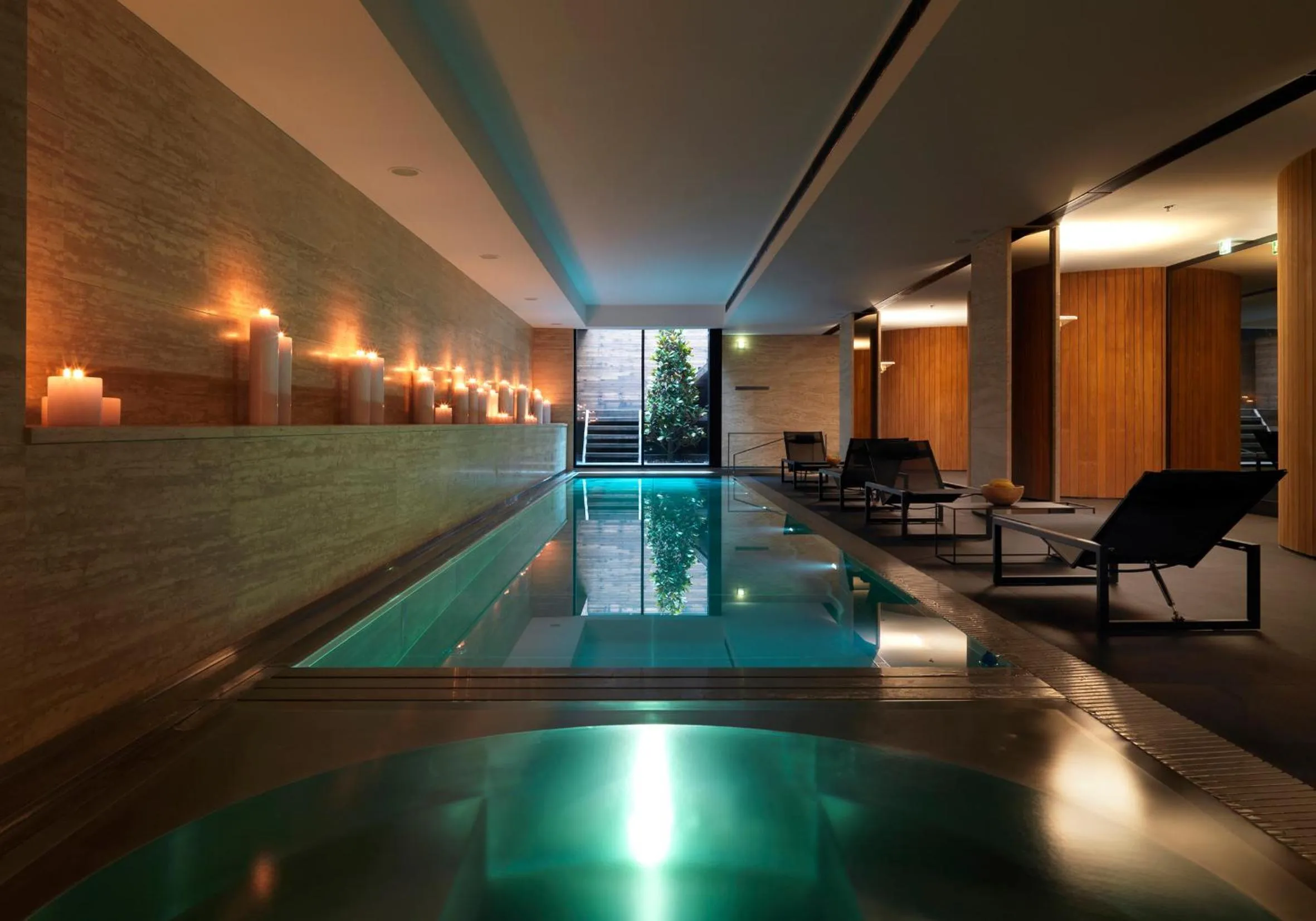 Swimming pool in Sense Hotel Sofia, a Member of Design Hotels