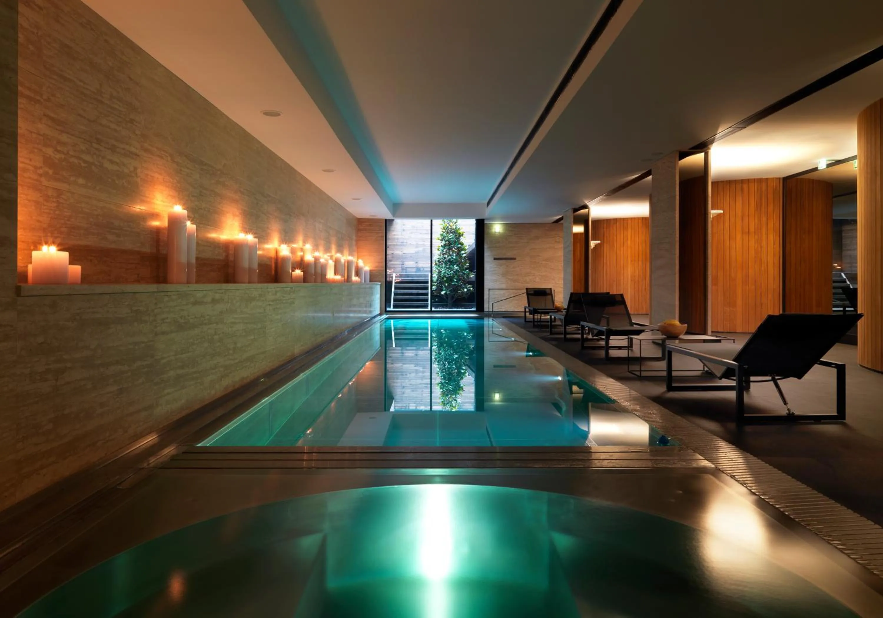 Swimming pool in Sense Hotel Sofia, a Member of Design Hotels