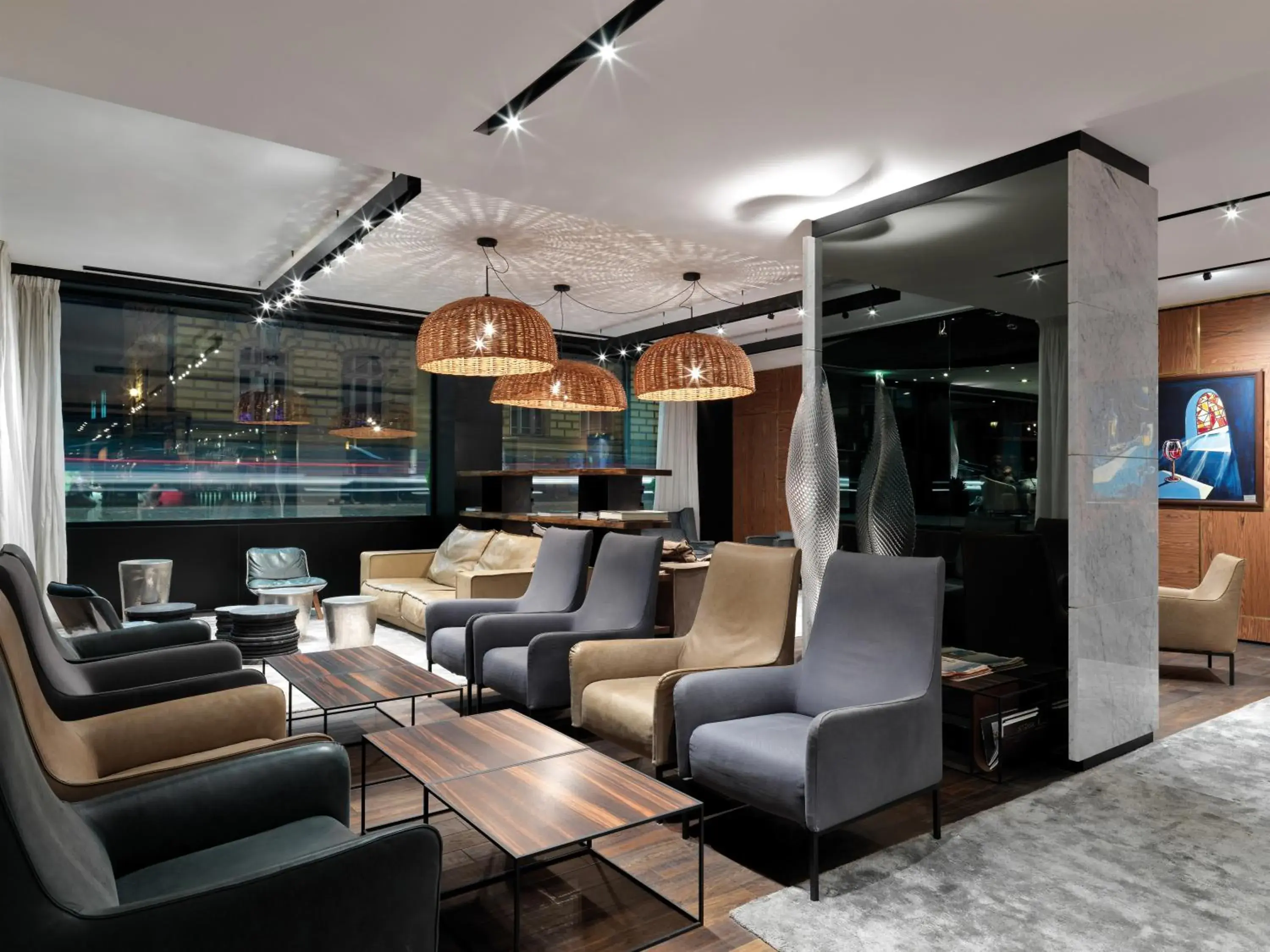 Lobby or reception in Sense Hotel Sofia, a Member of Design Hotels Lobby or reception in Sense Hotel Sofia, a Member of Design Hotels