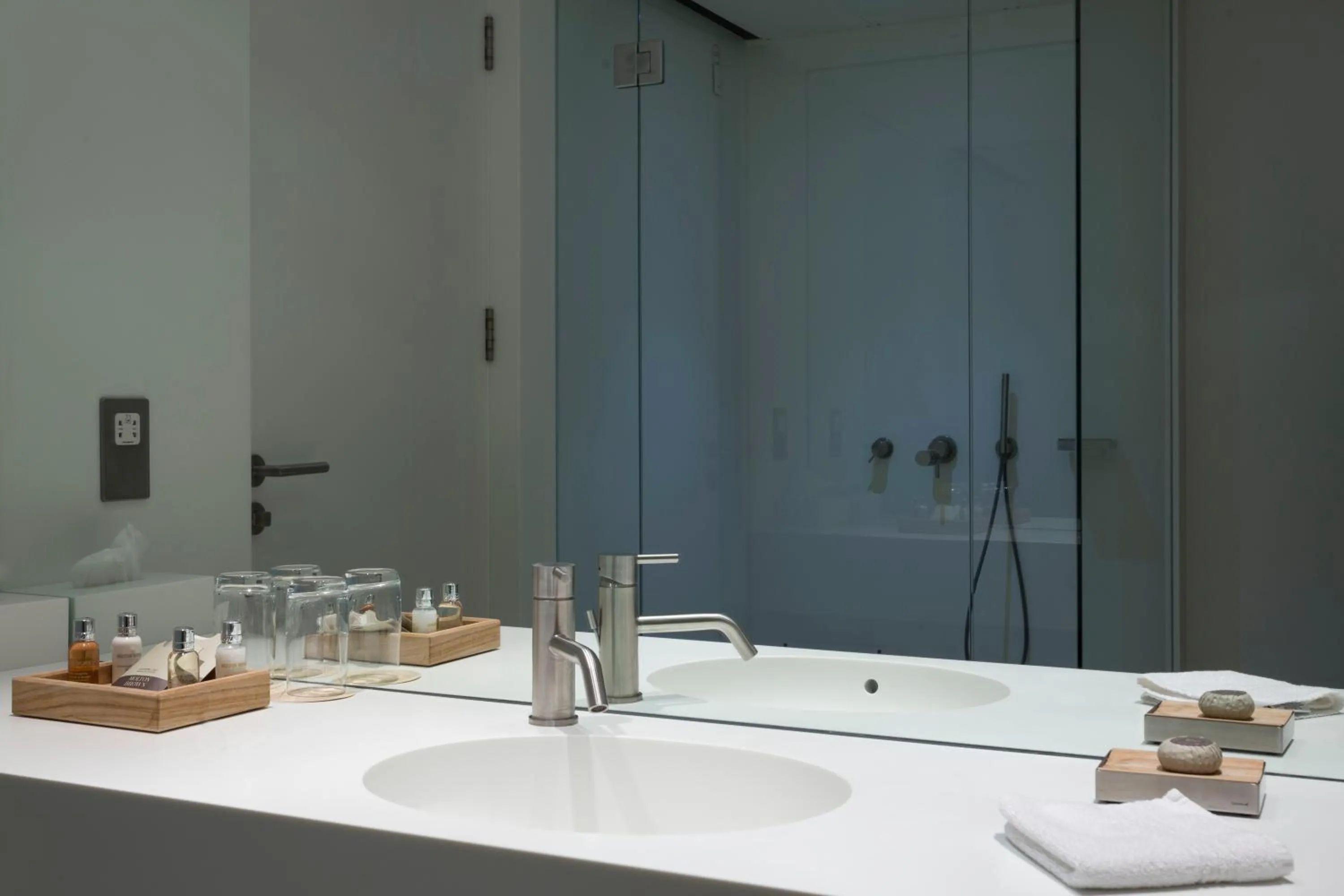 Bathroom in Sense Hotel Sofia, a Member of Design Hotels