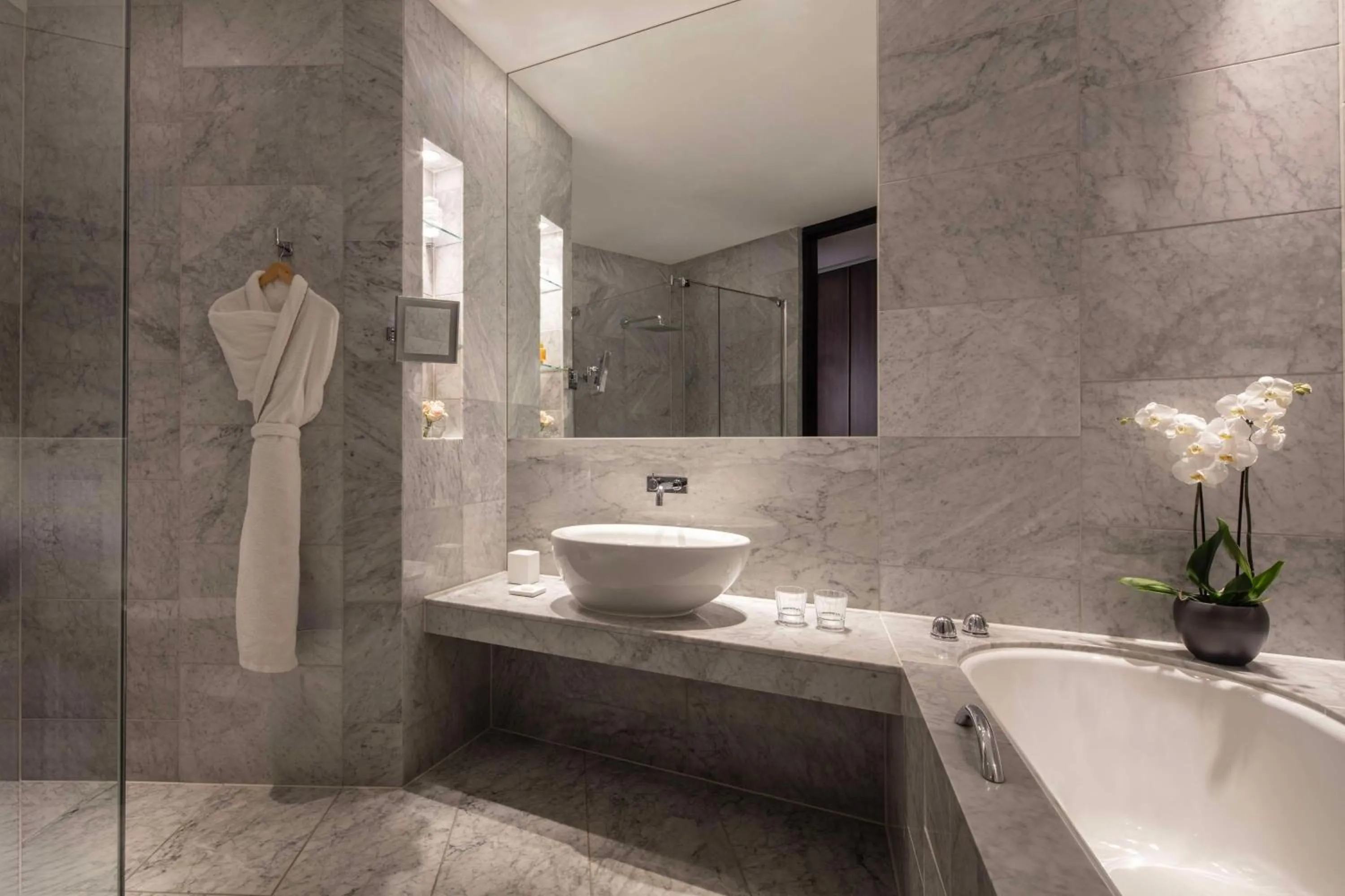 Bathroom in Anantara The Marker Dublin- A Leading Hotel of the World