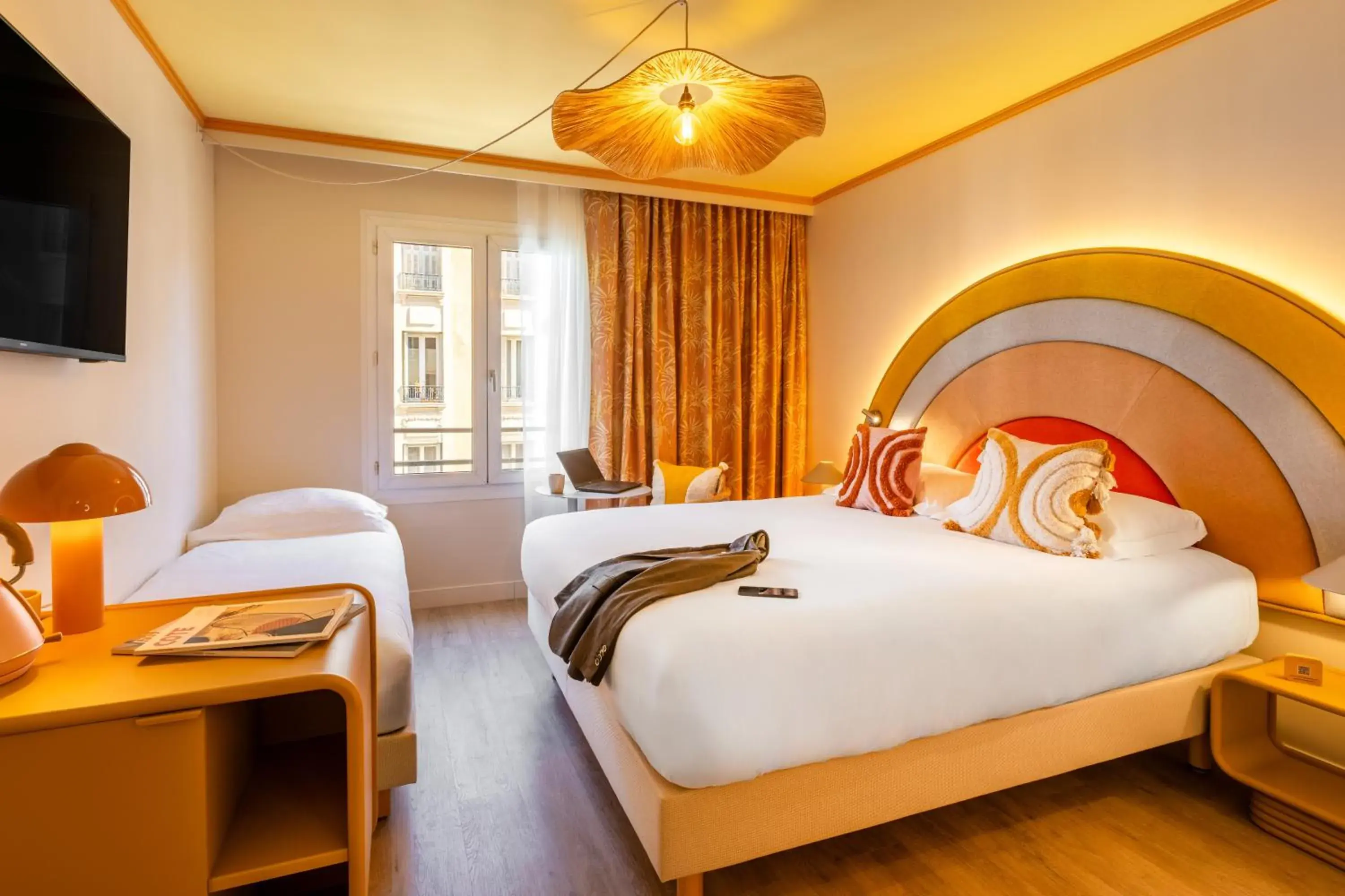 Photo of the whole room, Bed in Nice Pam Hotel Photo of the whole room, Bed in Nice Pam Hotel