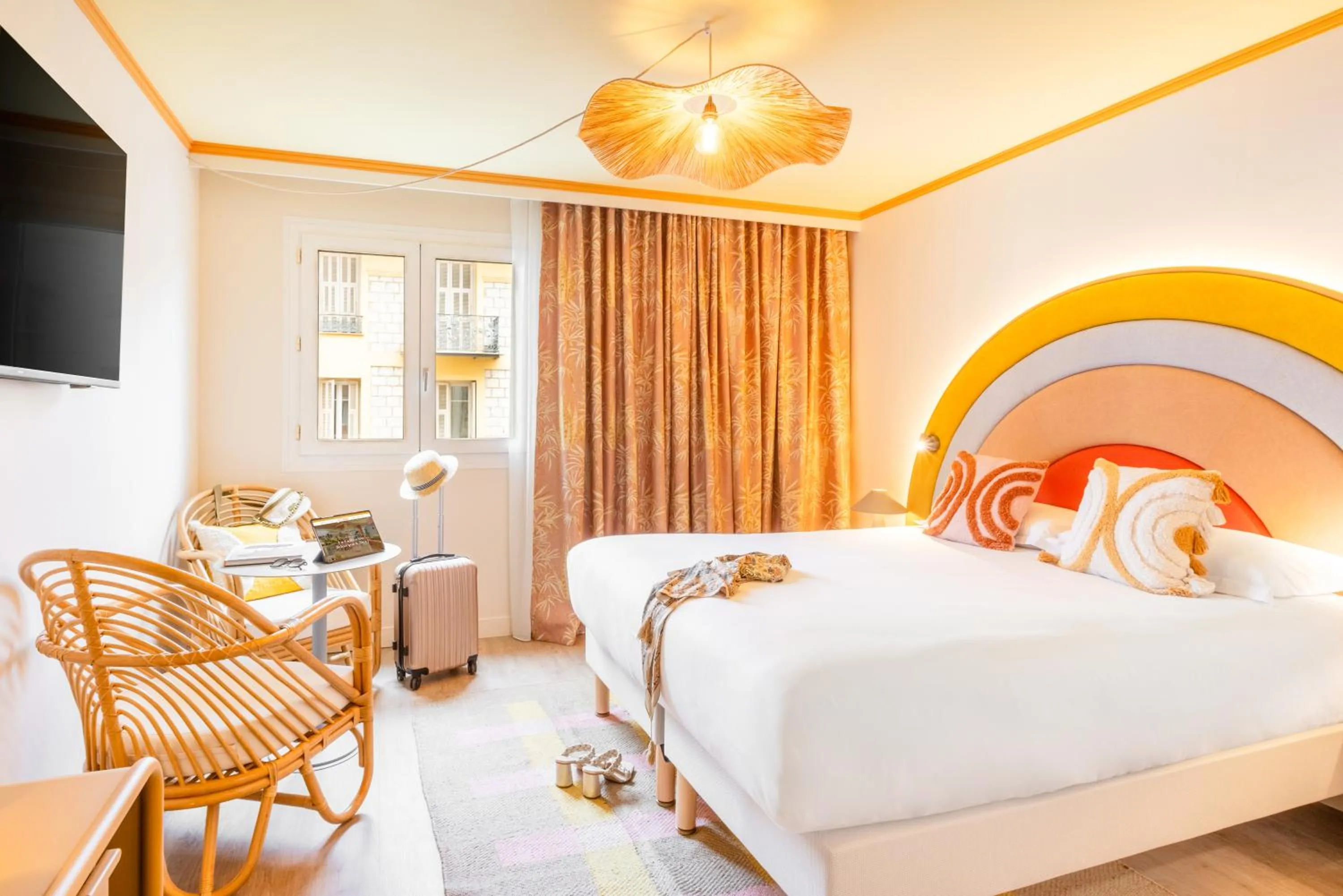 Photo of the whole room, Bed in Nice Pam Hotel