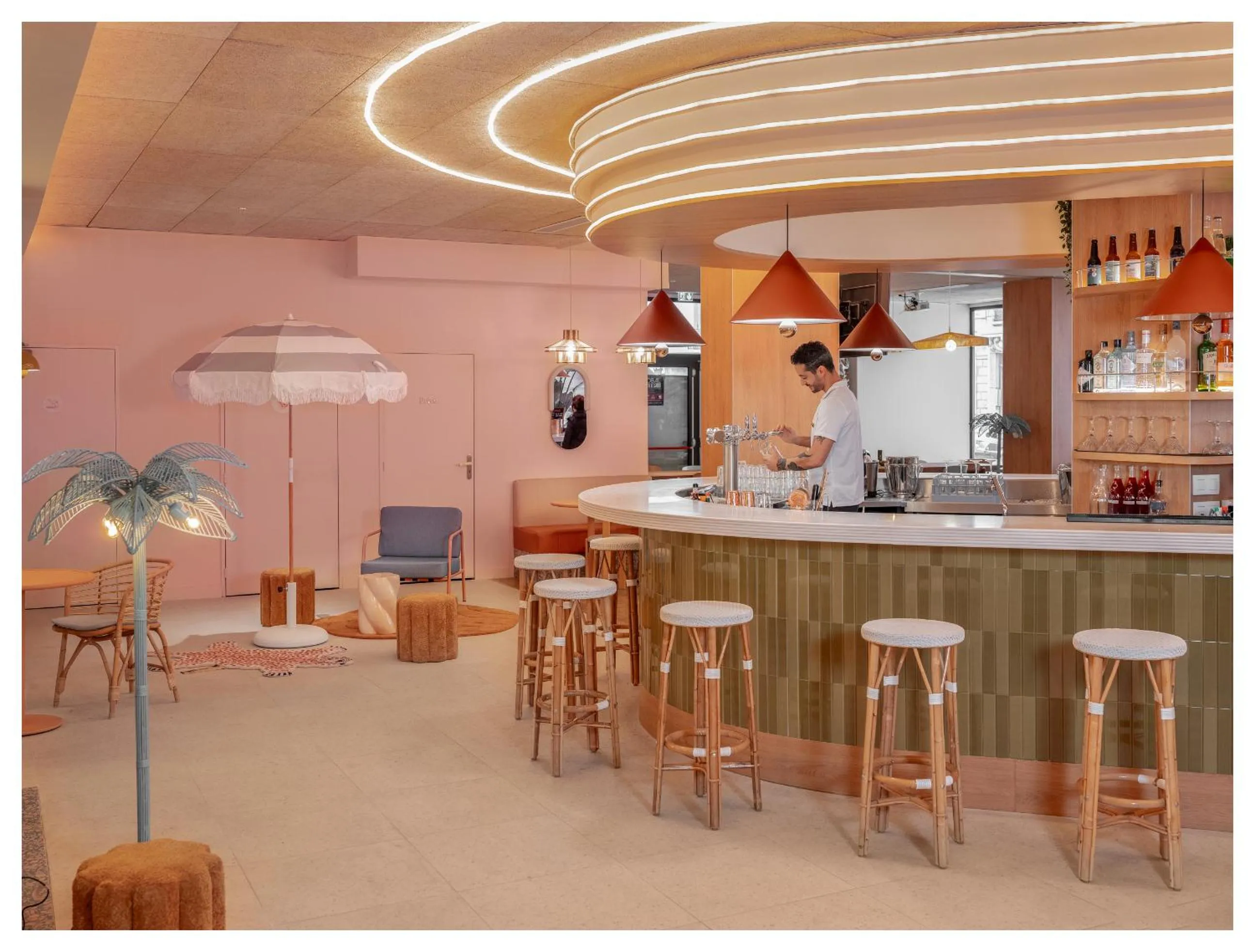 Lounge or bar in Nice Pam Hotel