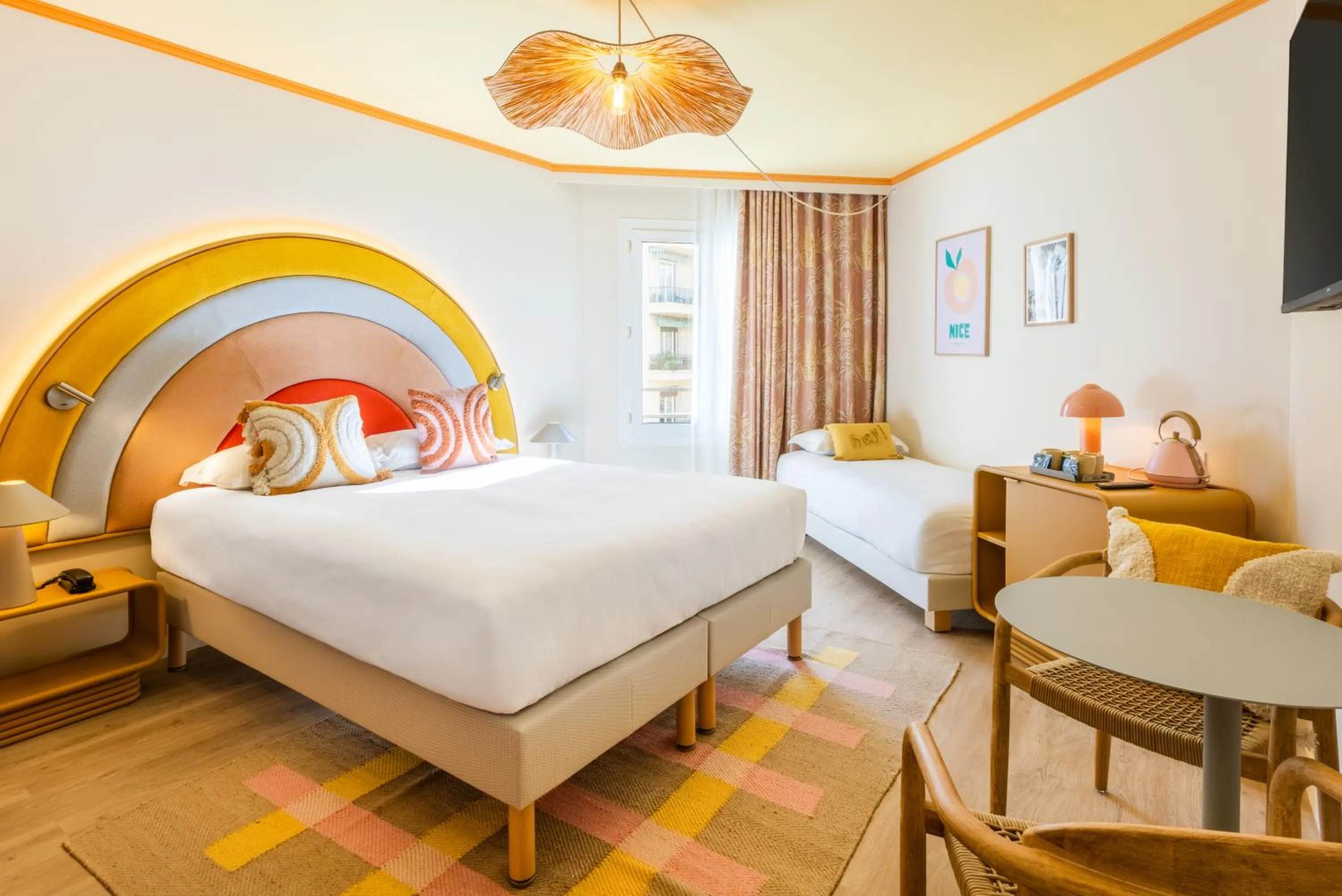 Photo of the whole room, Bed in Nice Pam Hotel