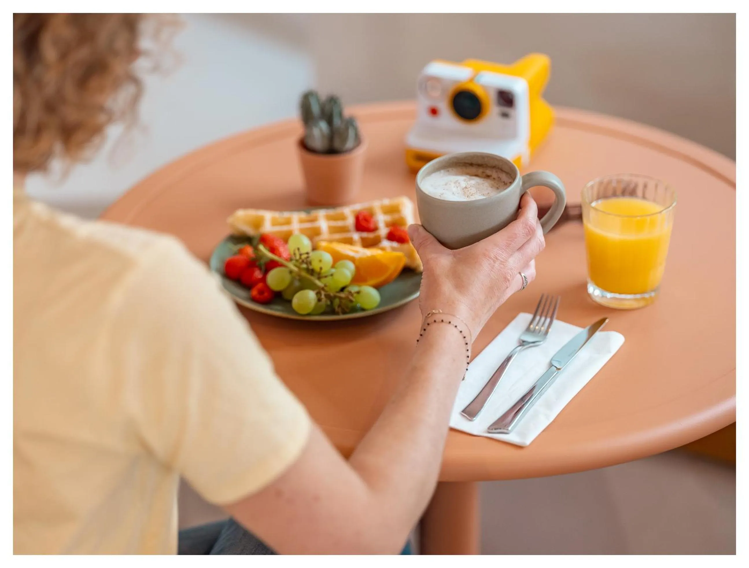 Breakfast in Nice Pam Hotel