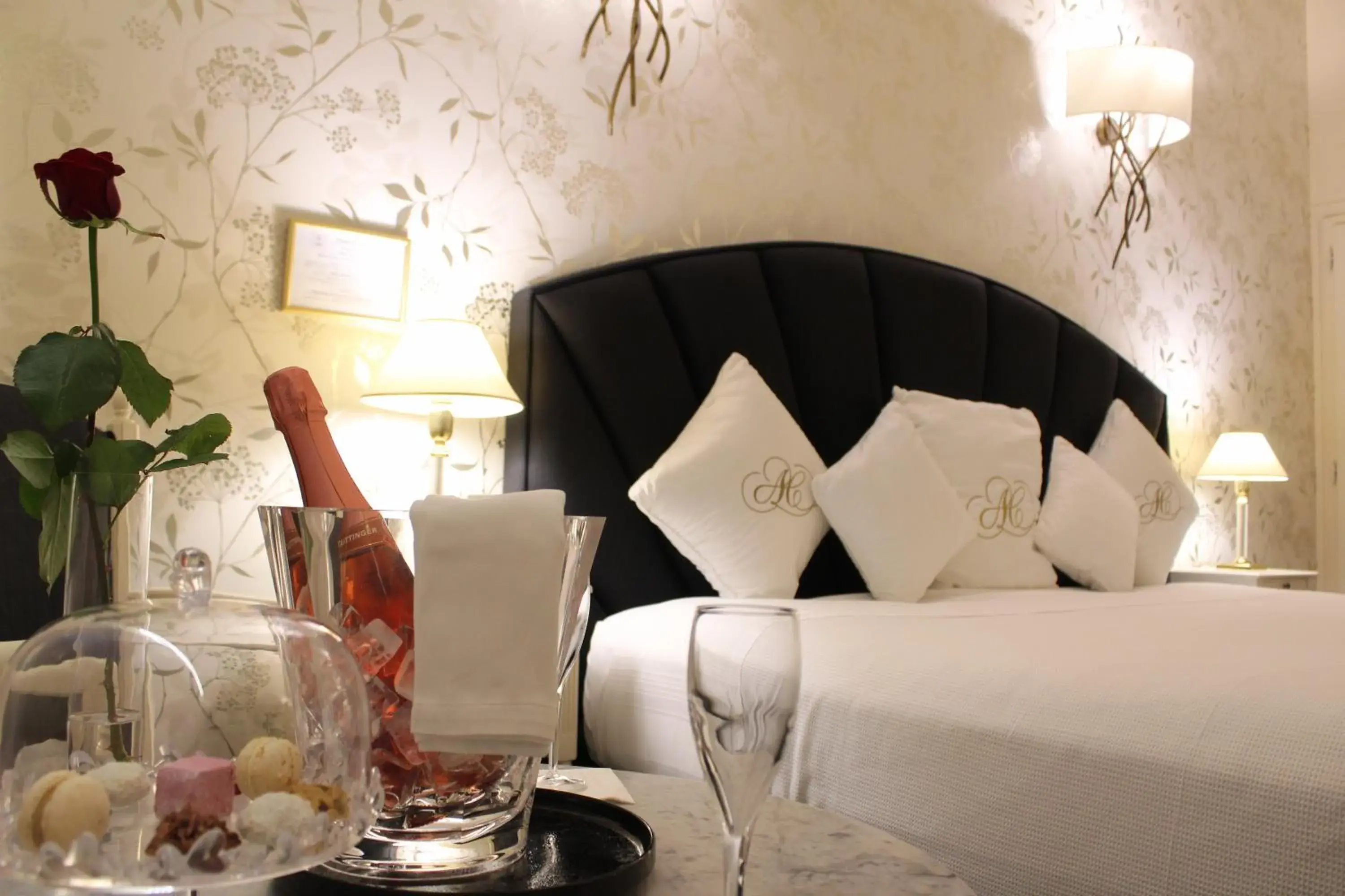 Deluxe Double Room with Terrace in Auberge de Cassagne & Spa Deluxe Double Room with Terrace in Auberge de Cassagne & Spa